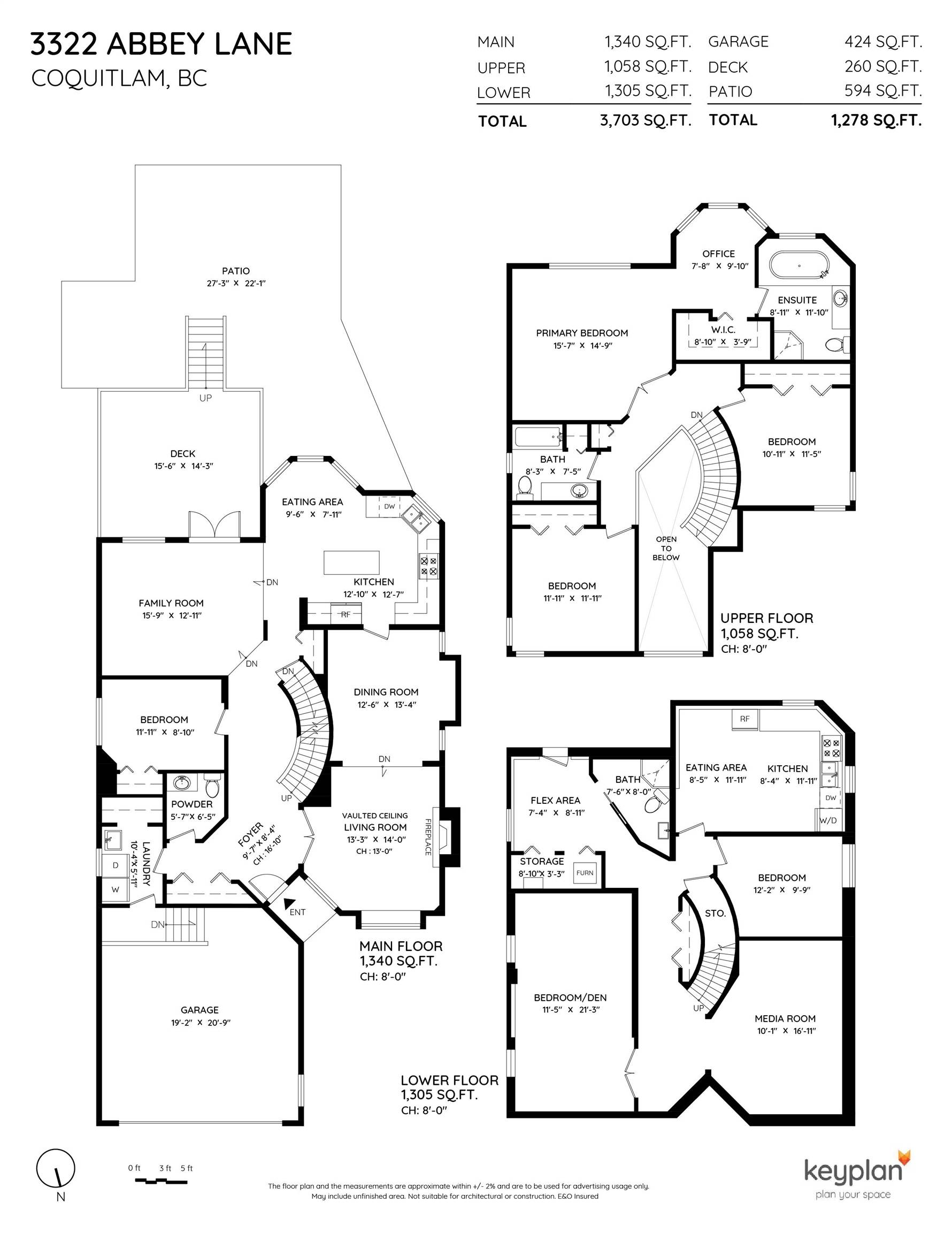 Coquitlam, BC V3E 3G5,3322 ABBEY LN