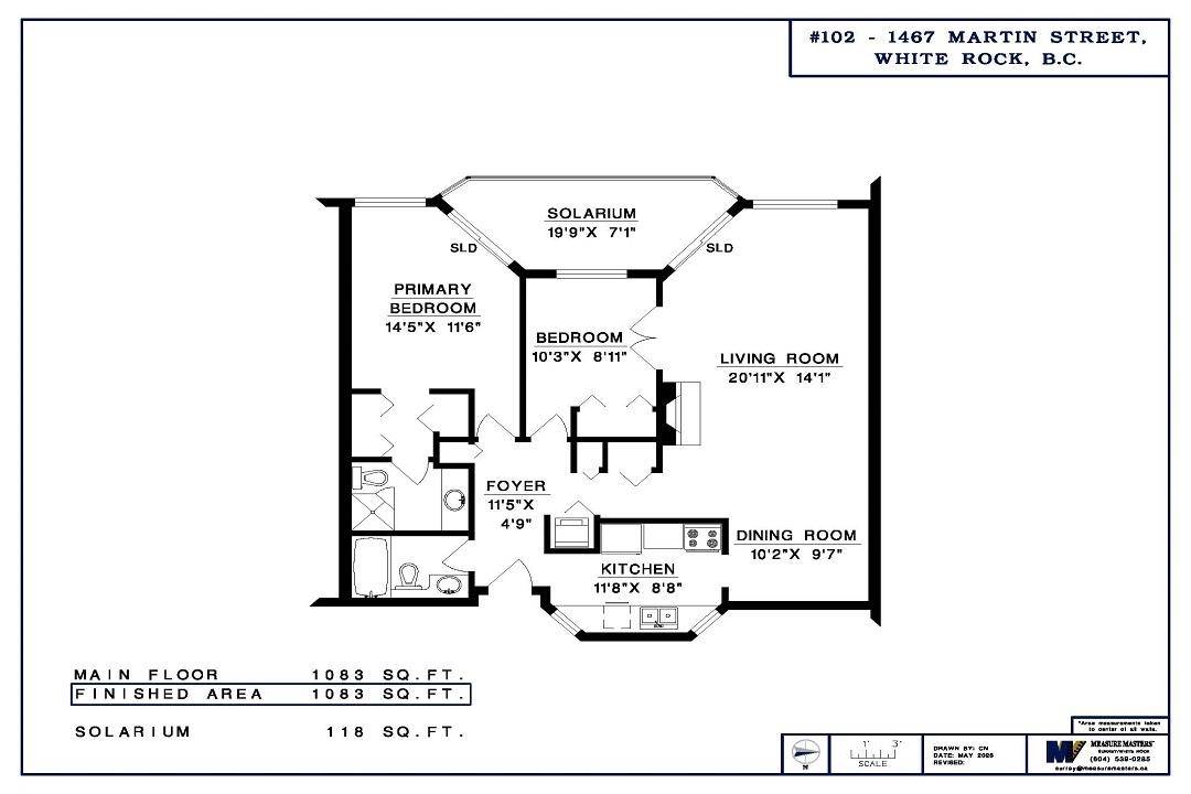 White Rock, BC V4B 3W8,1467 MARTIN ST #102