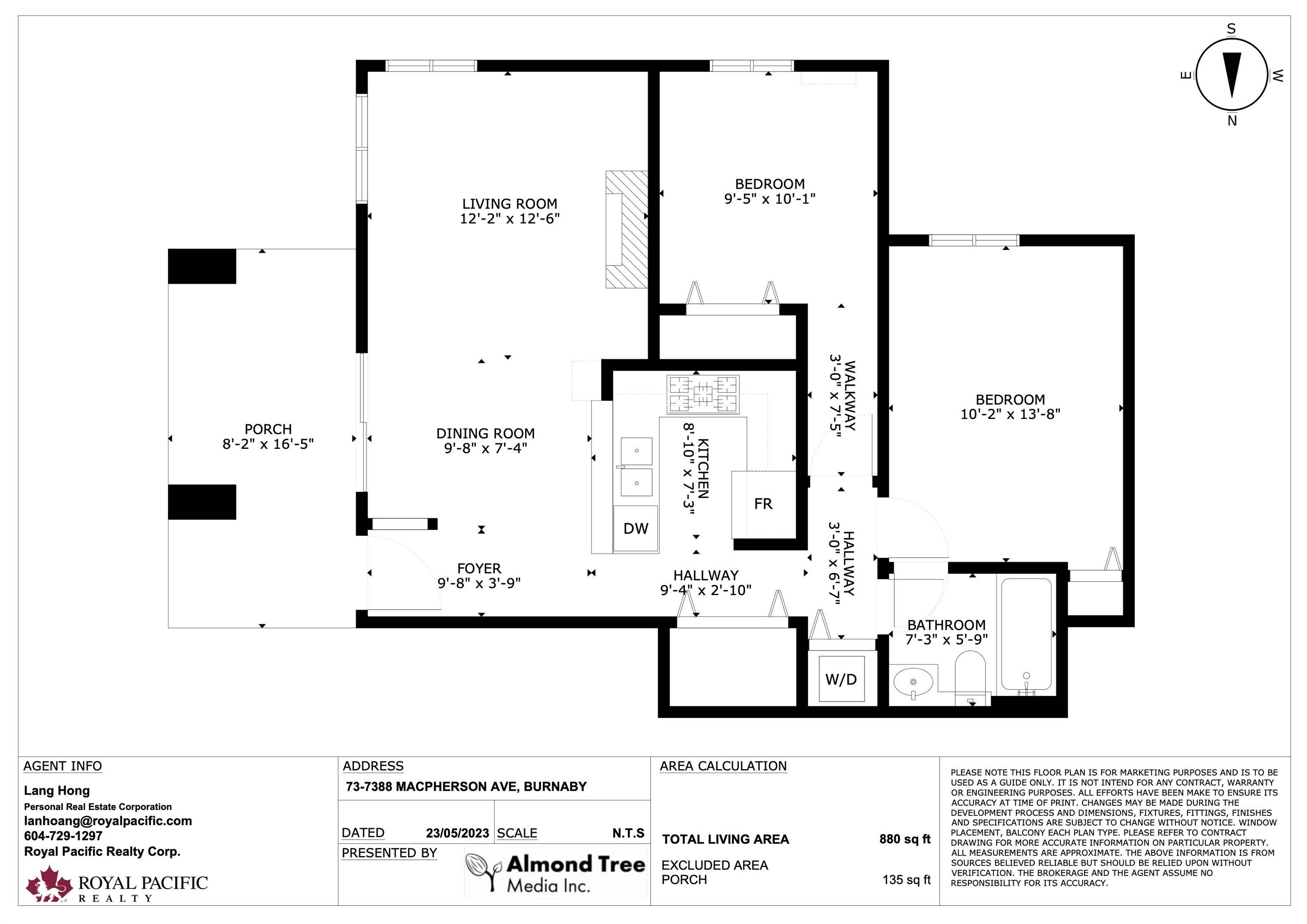 Burnaby, BC V5J 0A1,7388 MACPHERSON AVE #73