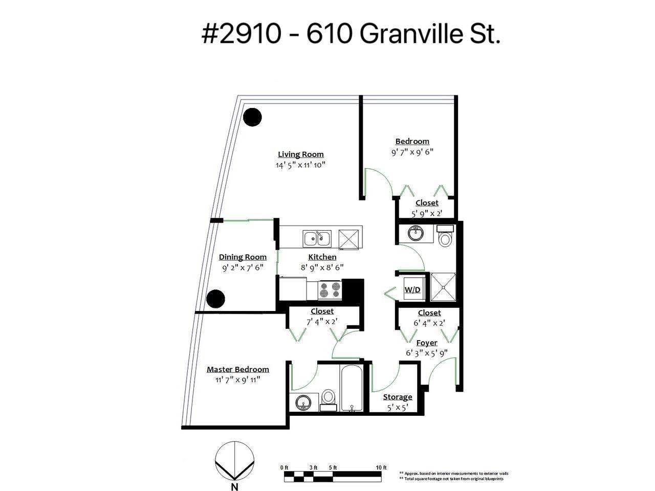 Vancouver, BC V6C 3T3,610 GRANVILLE ST #2910