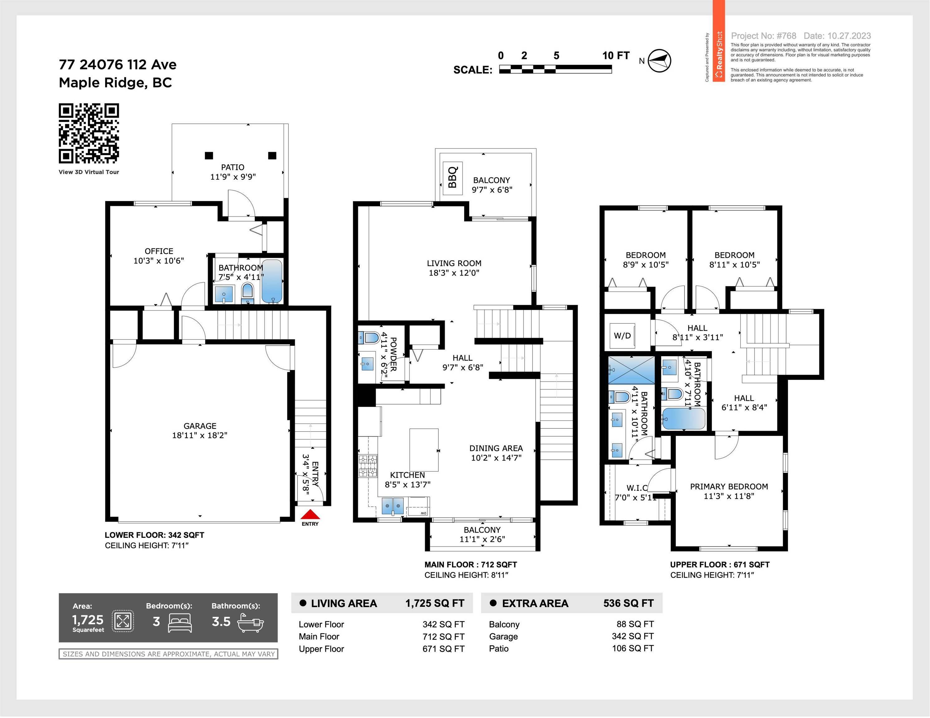 Maple Ridge, BC V2W 0K2,24076 112 AVE #77