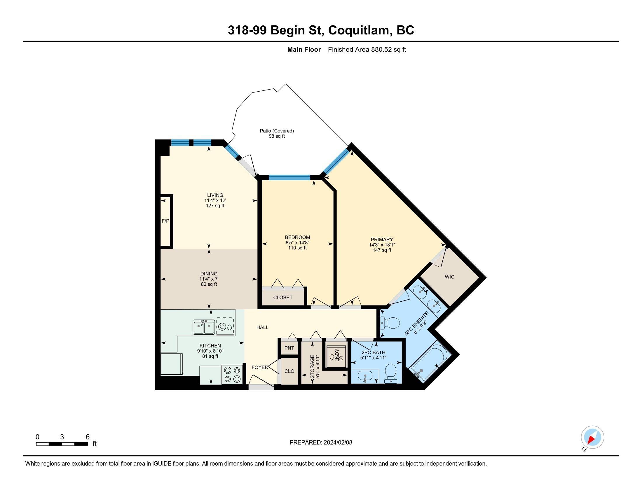 Coquitlam, BC V3K 6R5,99 BEGIN ST #318