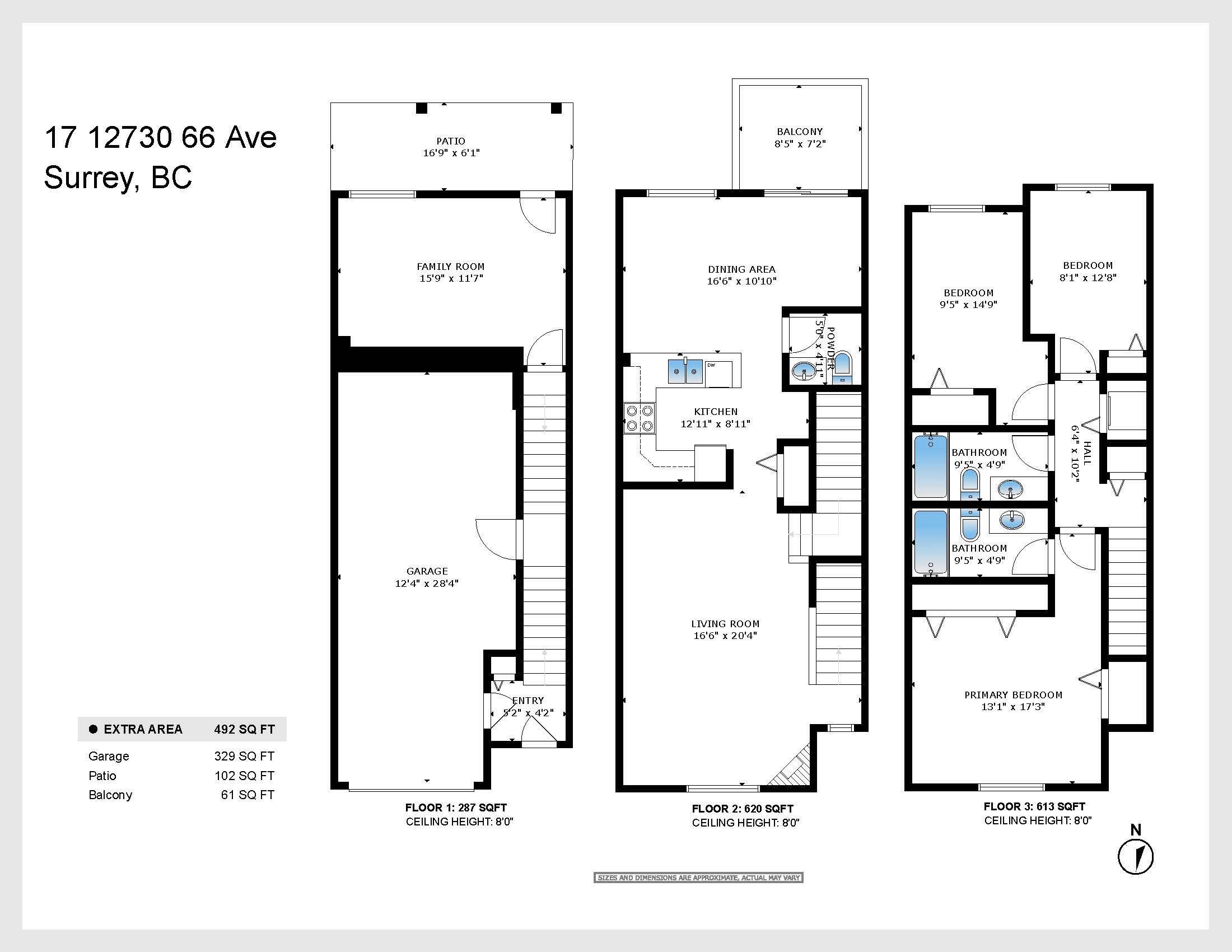 Surrey, BC V3W 1P3,12730 66 AVE #17