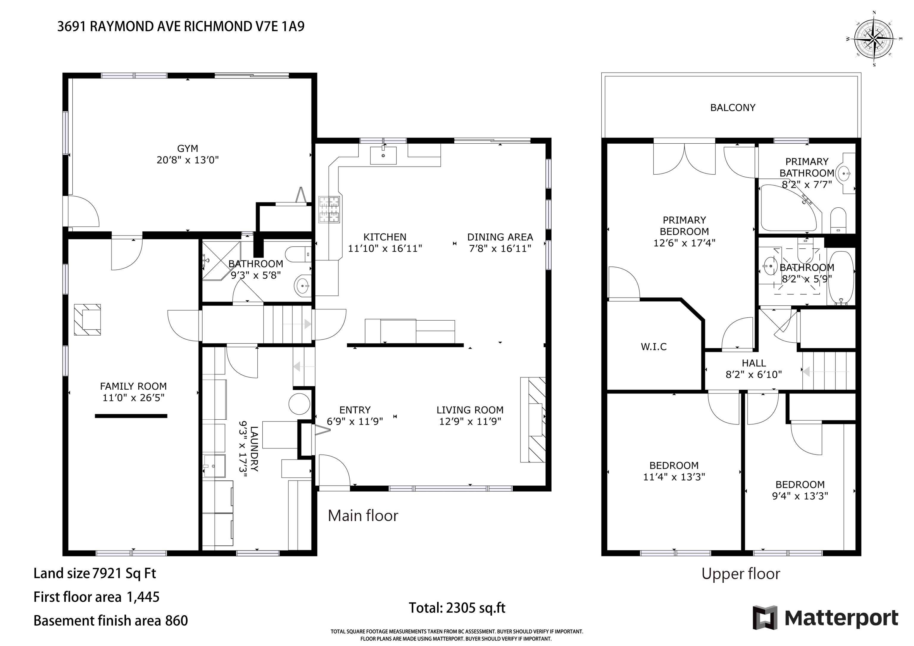 Richmond, BC V7E 1A9,3691 RAYMOND AVE