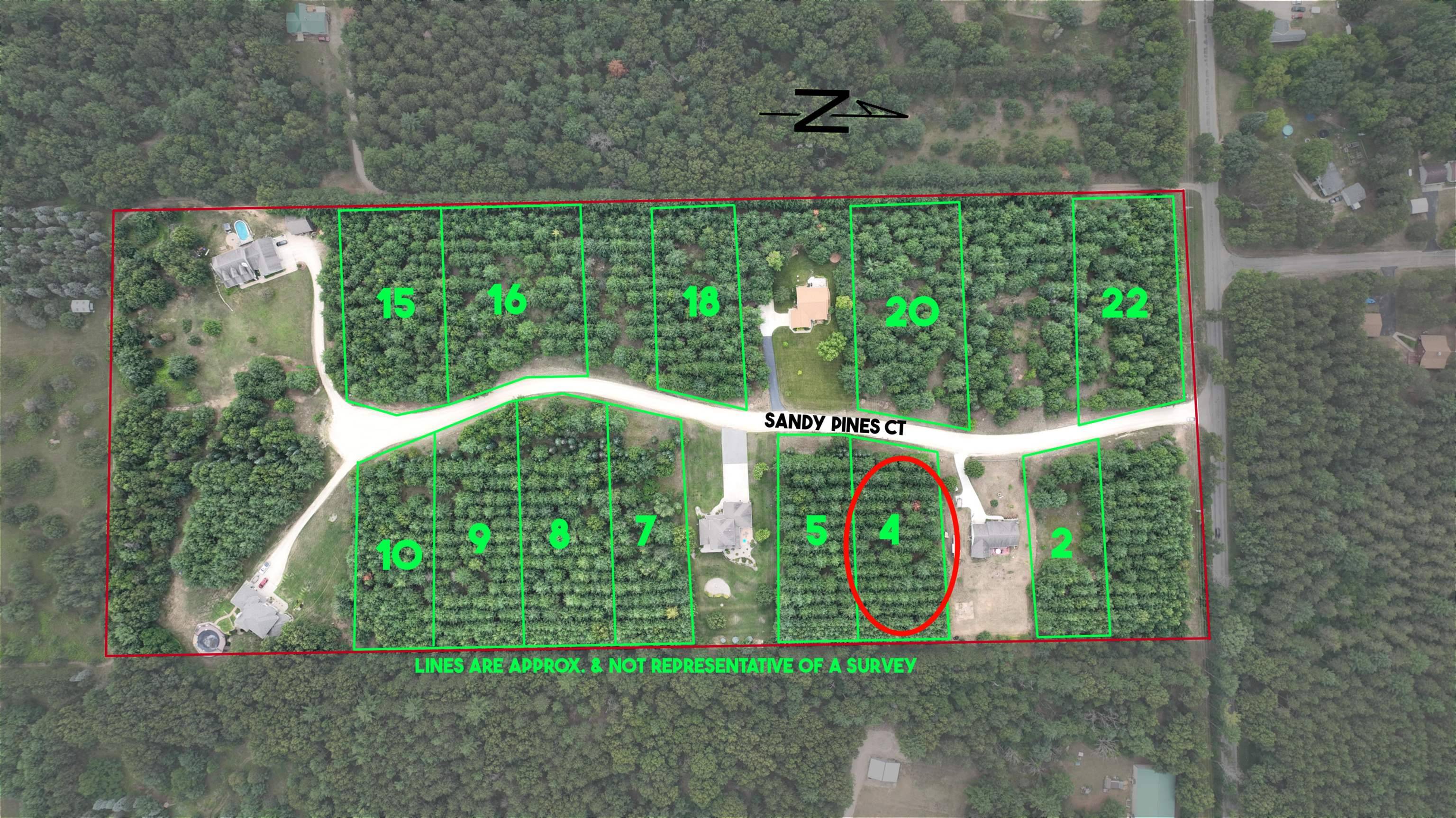 Redgranite, WI 54970,Lot 4&5 Sandy Pines Court