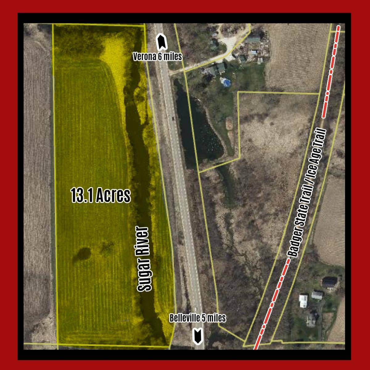 Belleville, WI 53508,13.064 Acres Highway 69