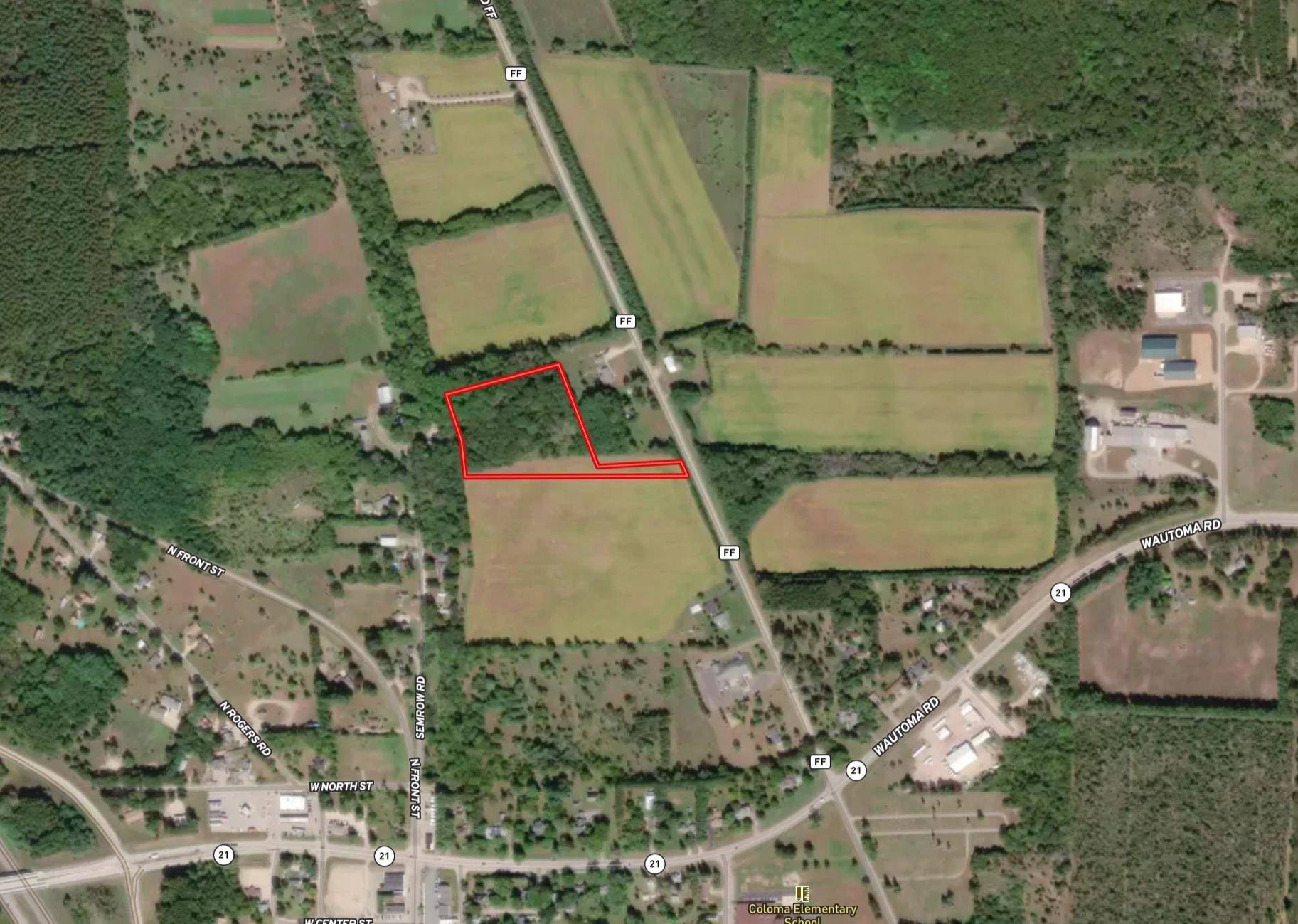 Coloma, WI 54930,5.50AC County Road FF