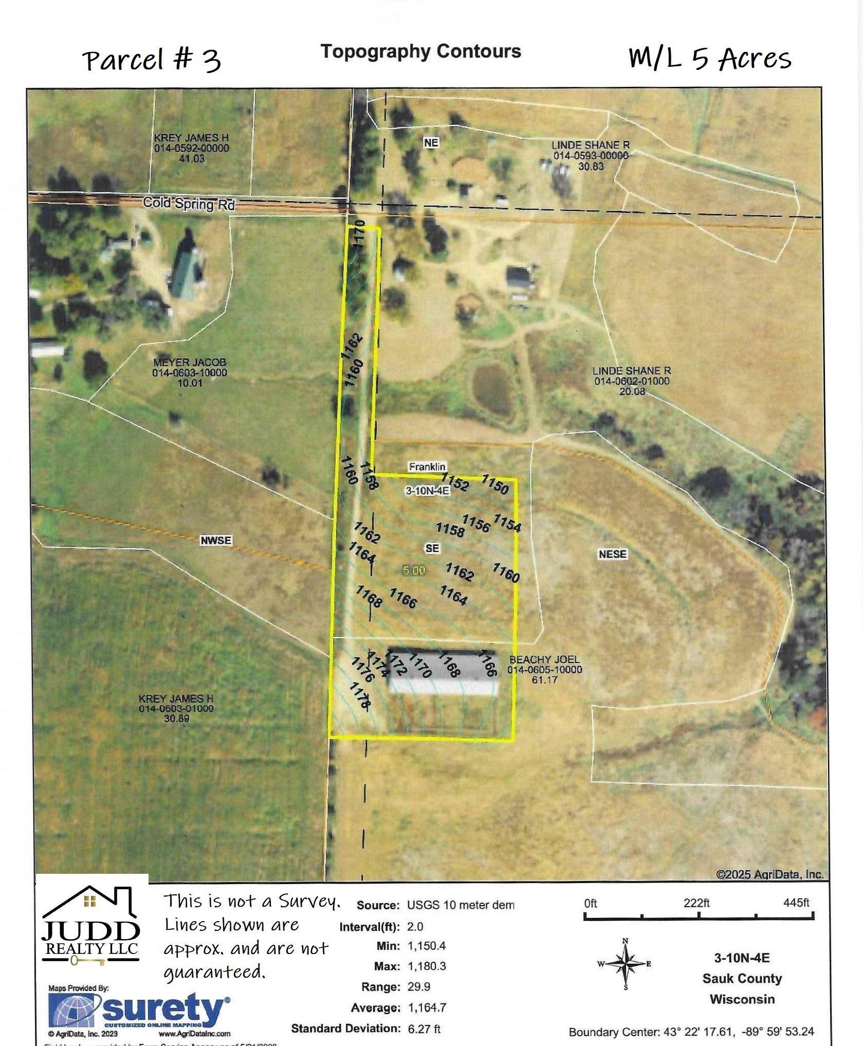 Loganville, WI 53943,Parcel #3 Cold Spring Road