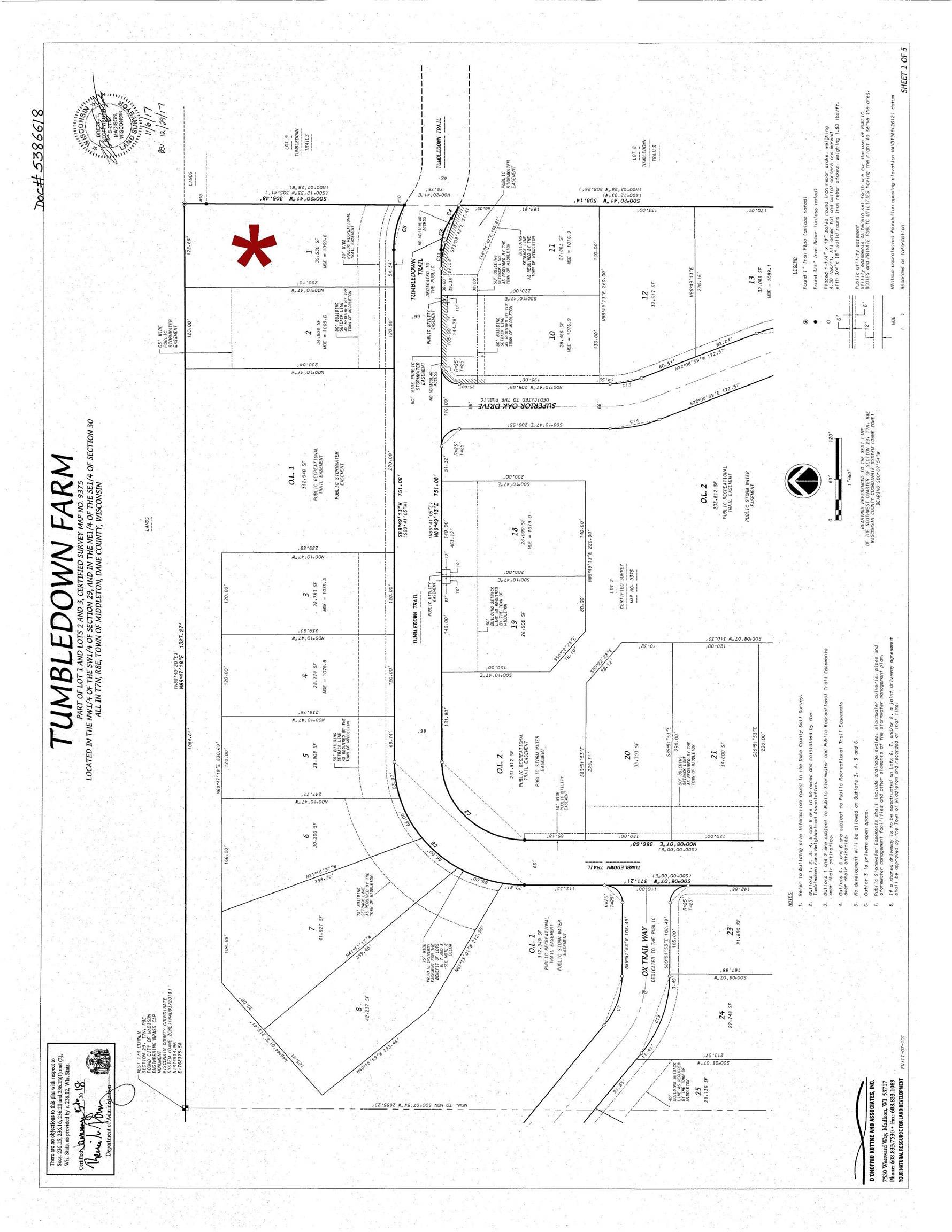 Verona, WI 53593-9641,Lot 1 Tumbledown Trail