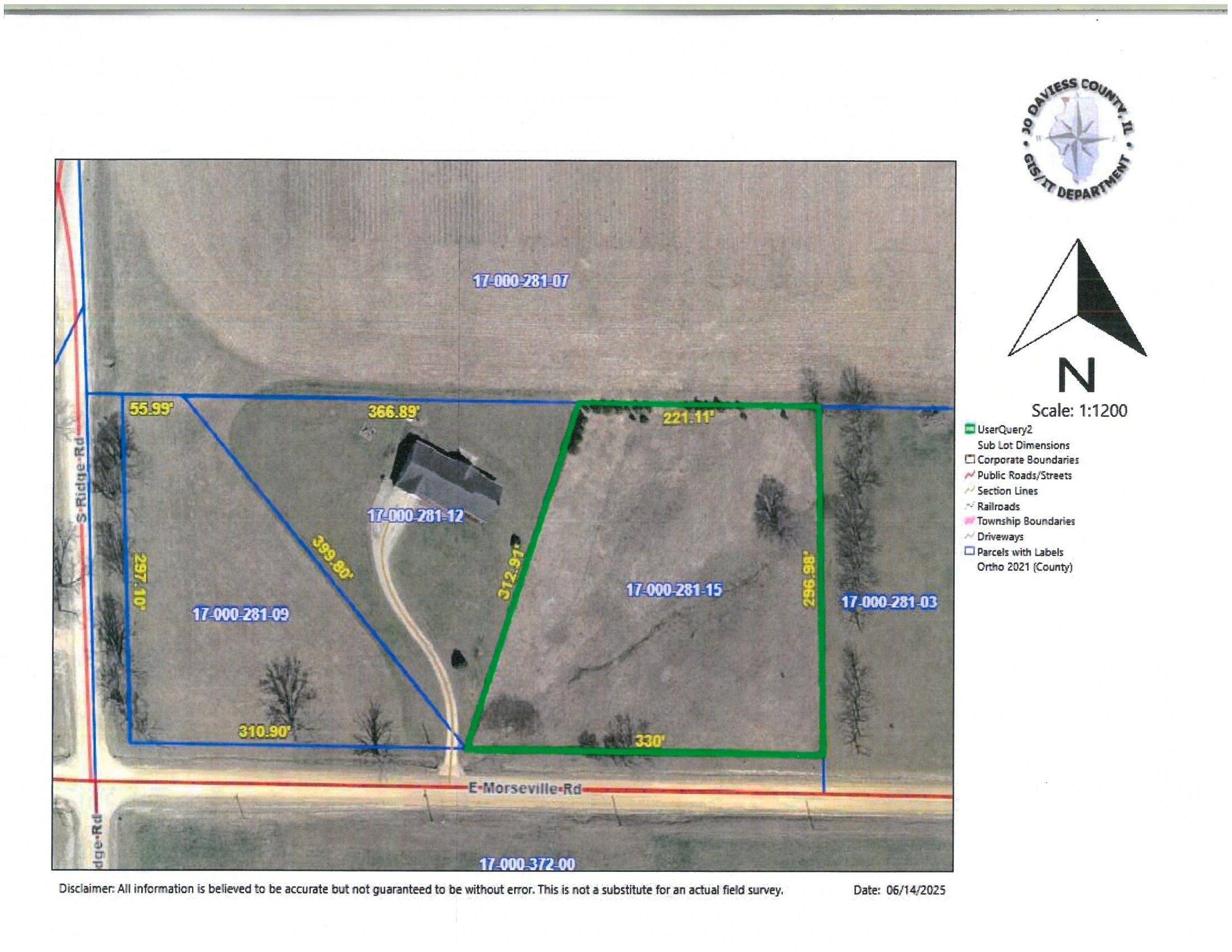 Stockton, IL 61085,Lot 3 E Morseville Road