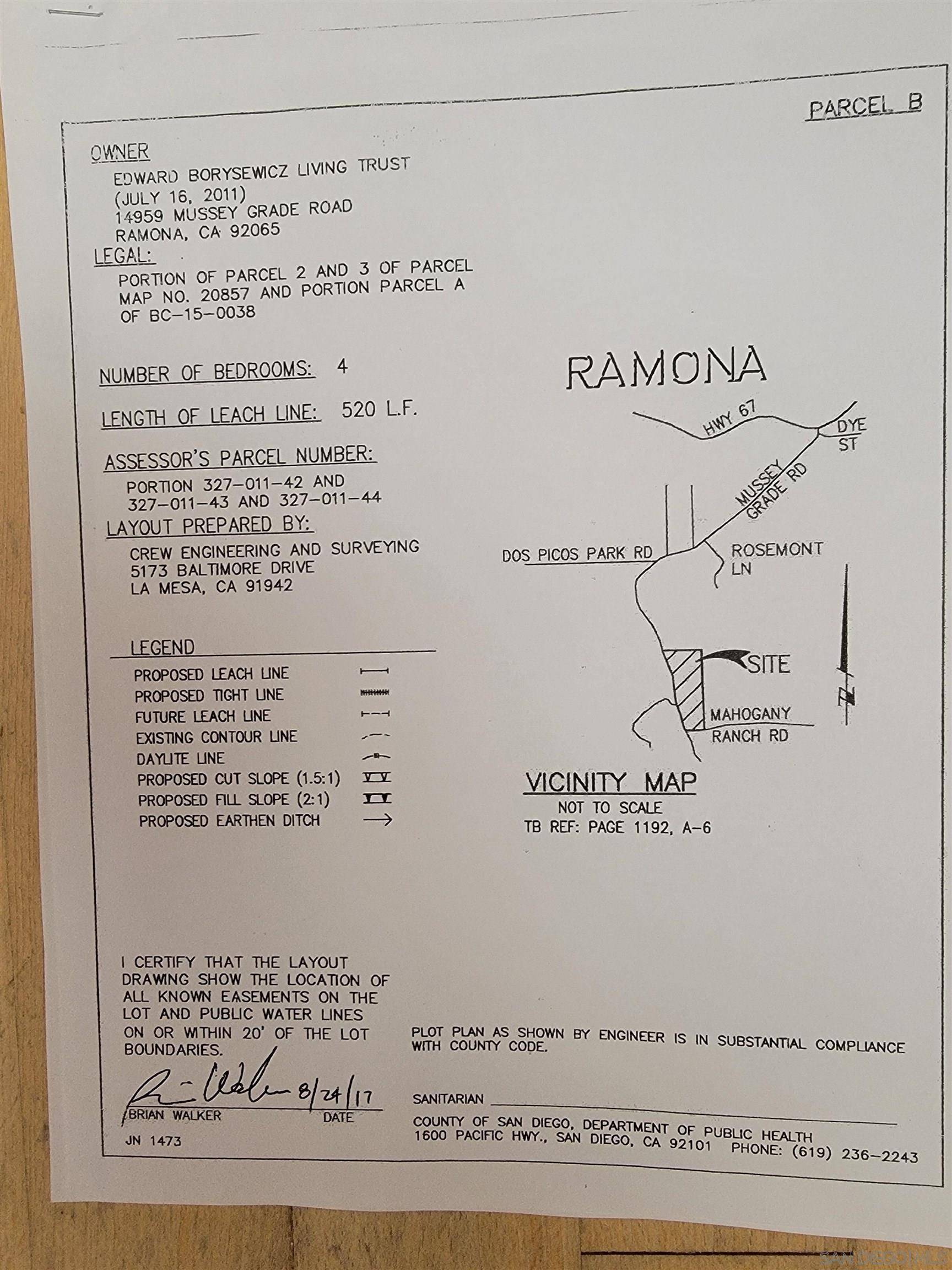 Ramona, CA 92065,0 Mussey Grade Road #B