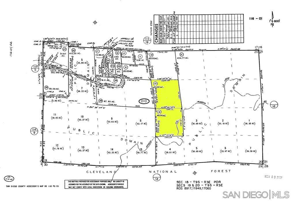 Warner Springs, CA 92086,0 Indian Flat Road #15 & 16