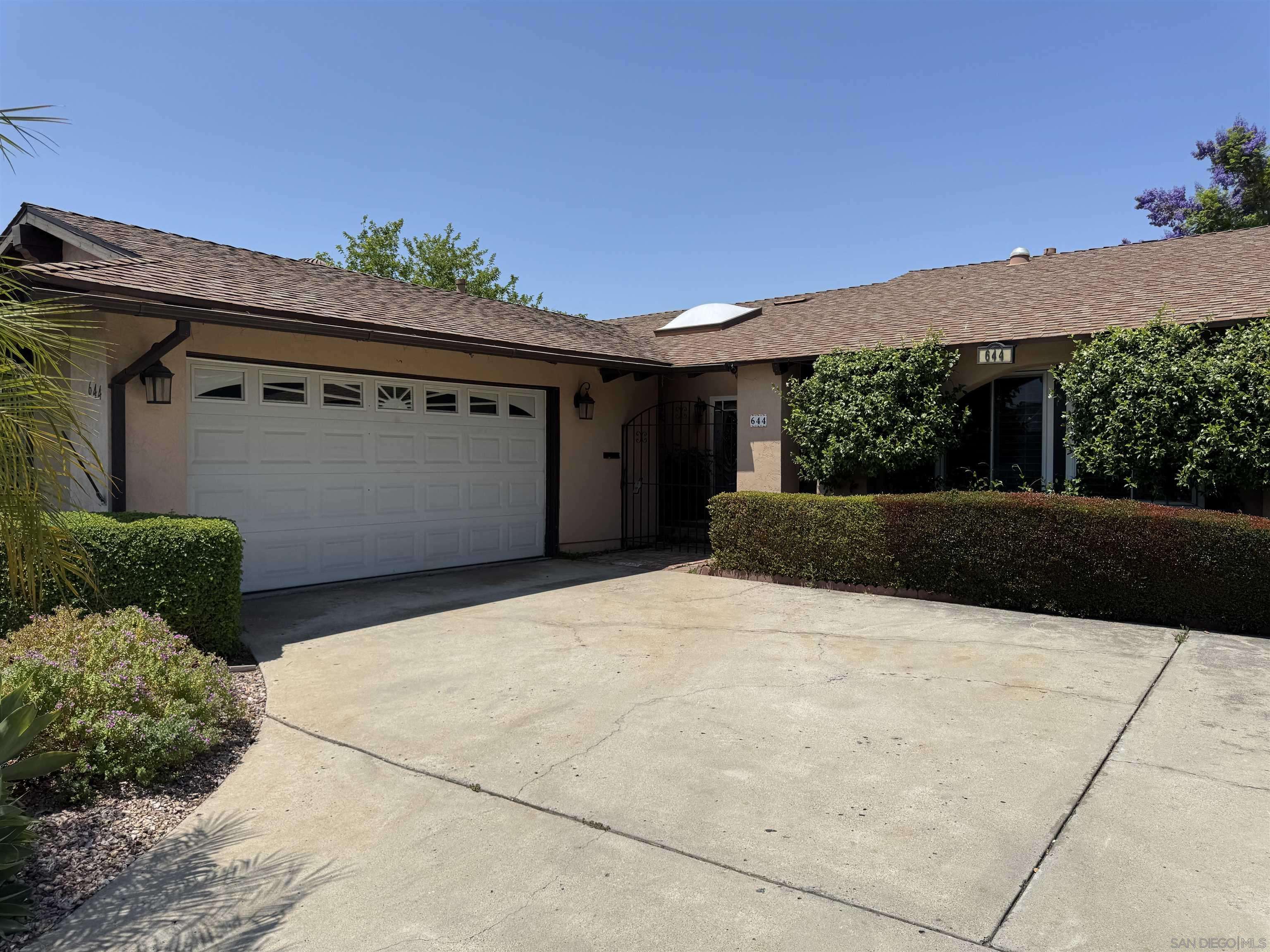 El Cajon, CA 92019,644 Mahogany Dr