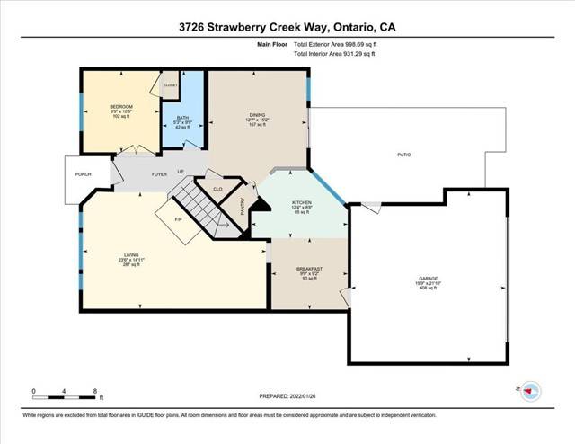 Ontario, CA 91761,3726 Strawberry Creek Way