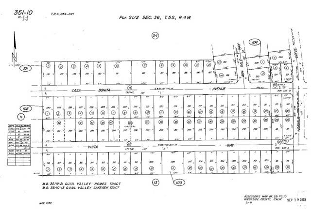 Quail Valley, CA 92587,0 Casa Bonita