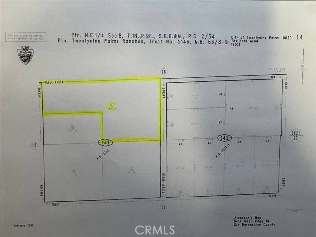 29 Palms, CA 92277,0 Valle Vista