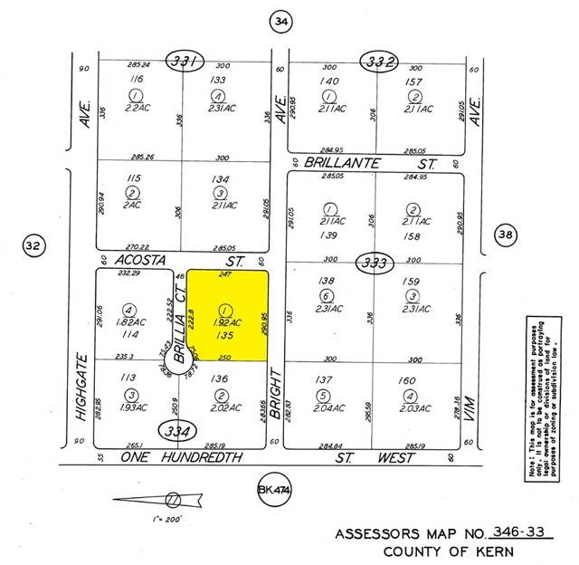 Rosamond, CA 93560,0 Bright Avenue and Acosta Street