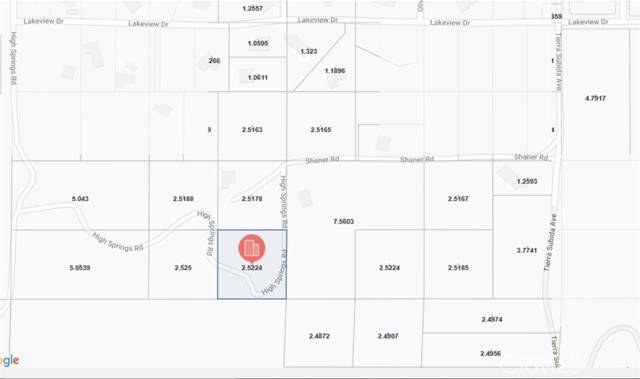 Palmdale, CA 93551,0 Vac/High Springs Rd/Vic Camare