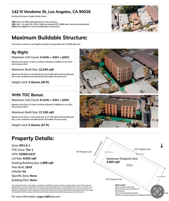 Los Angeles, CA 90026,142 N Vendome Street