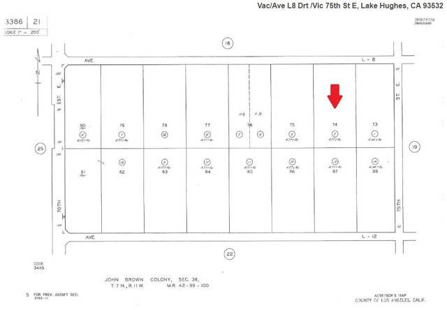 Palmdale, CA 93552,0 Vac/Ave L8 Drt/Vic 75th St E