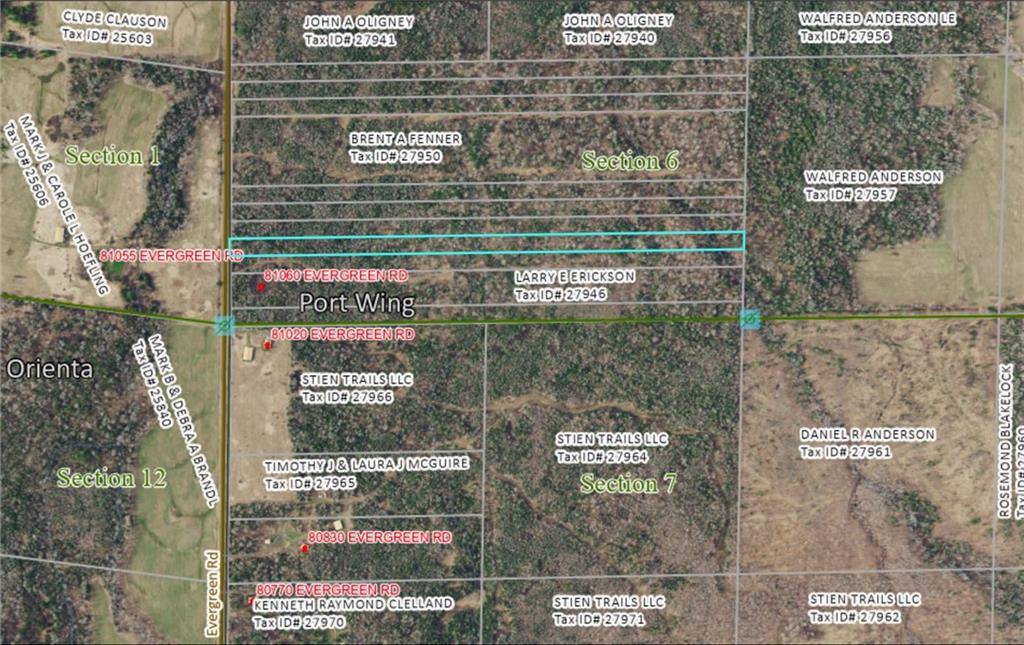 Port Wing, WI 54865,5.56 acres on Evergreen Road