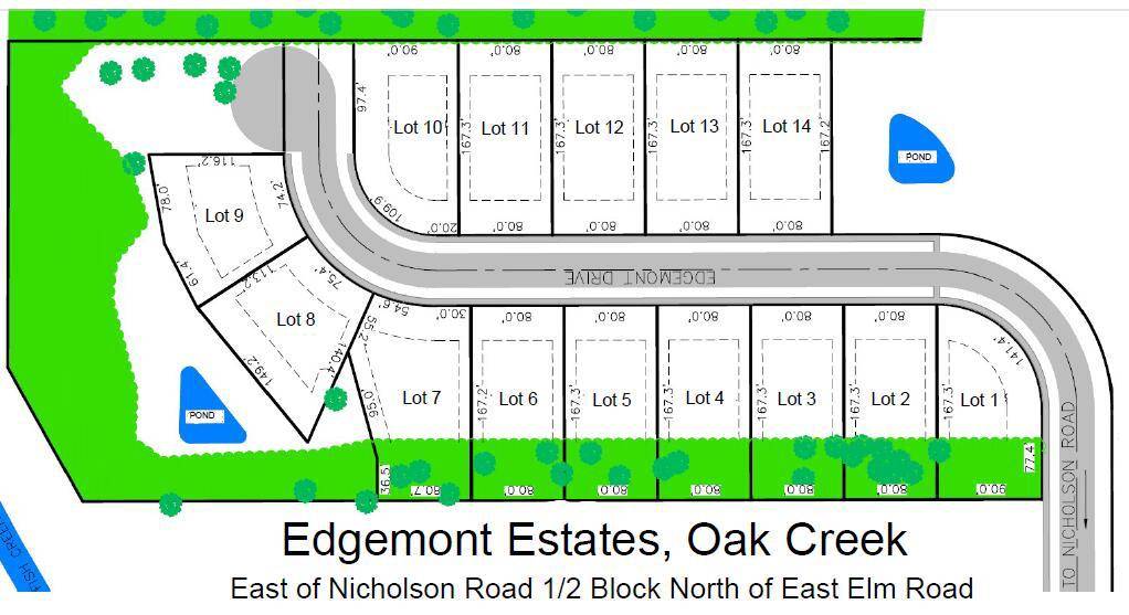 Oak Creek, WI 53154,Lt4 EDGEMONT DRIVE