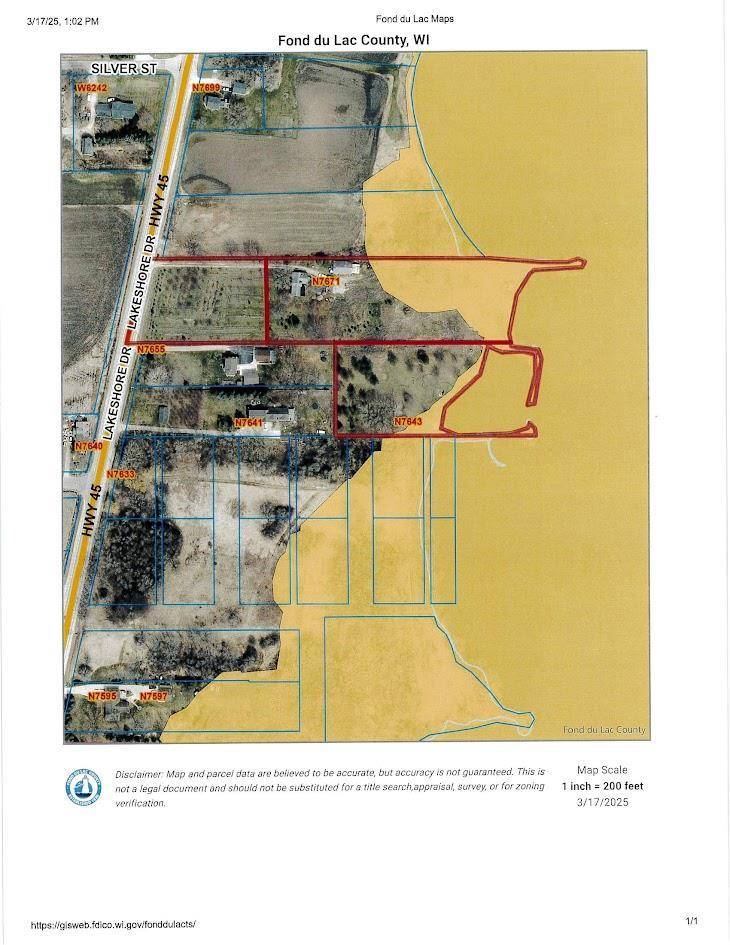 North Fond Du Lac, WI 54937,N7671 LAKESHORE DRIVE