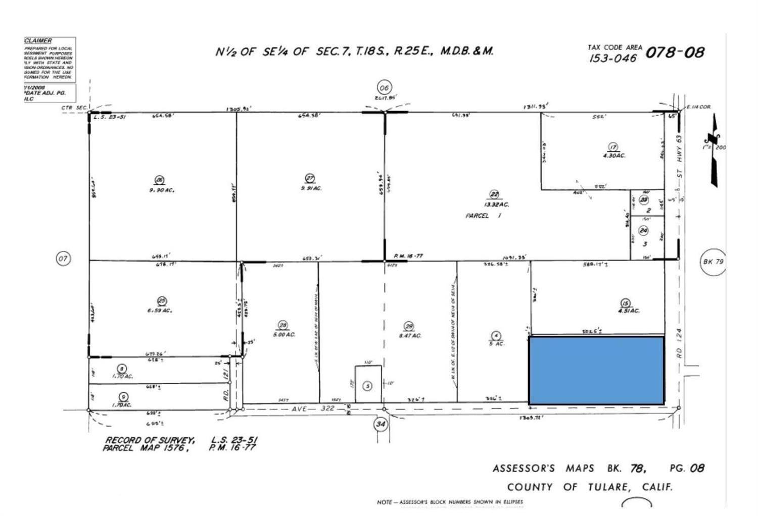 Visalia, CA 93291,32241 Road 124