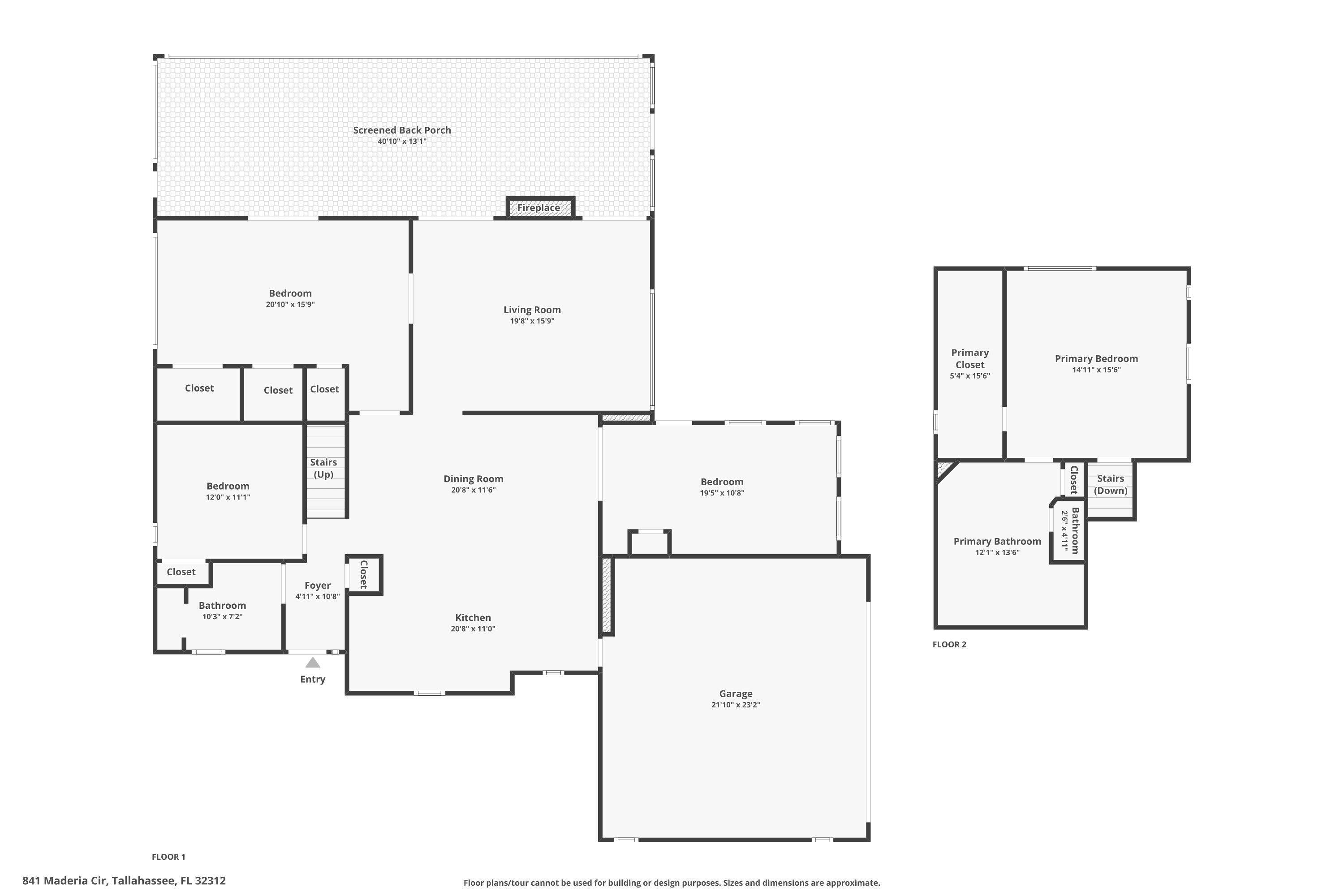Tallahassee, FL 32312,841 Maderia Circle