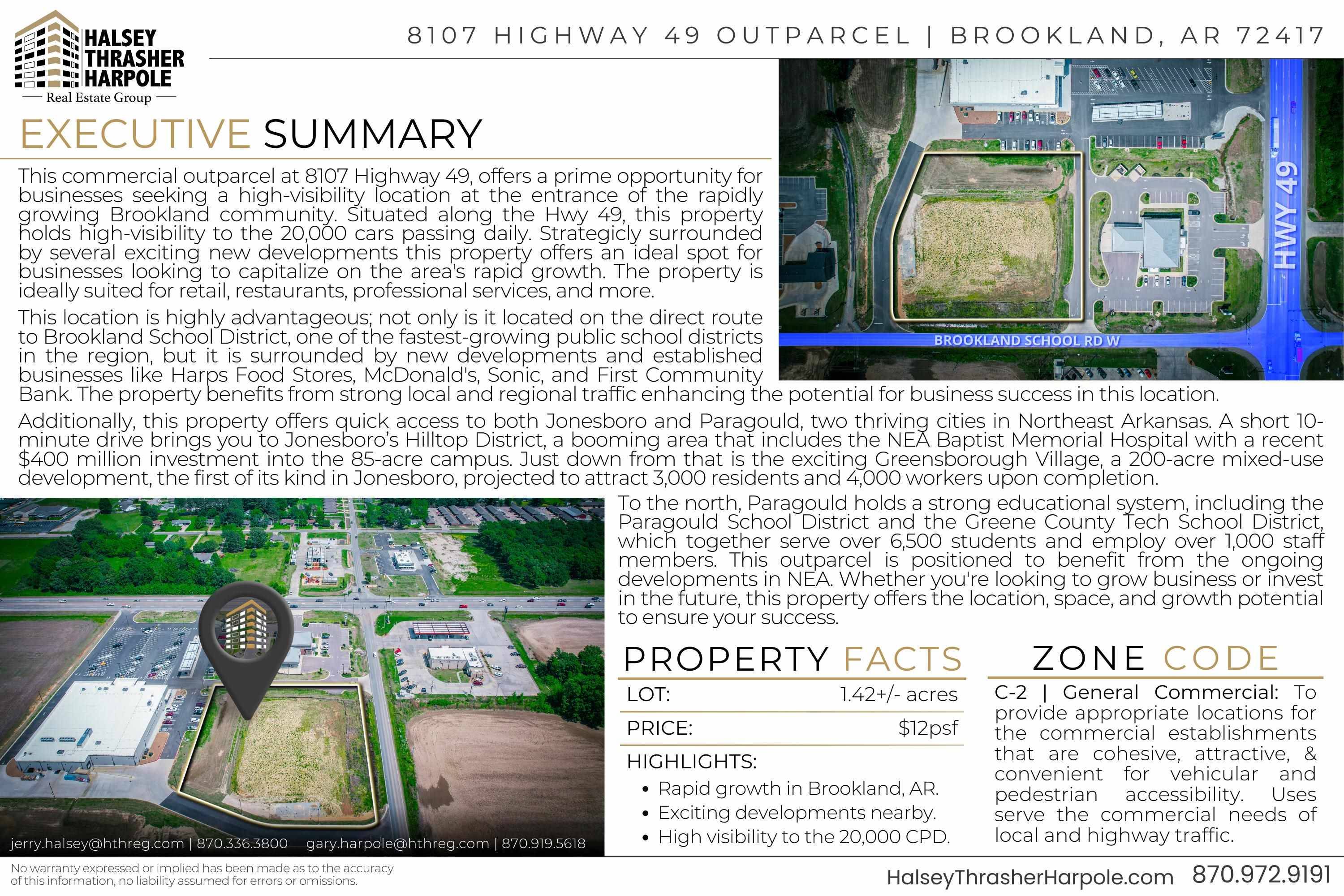 Brookland, AR 72417,8107 Highway 49