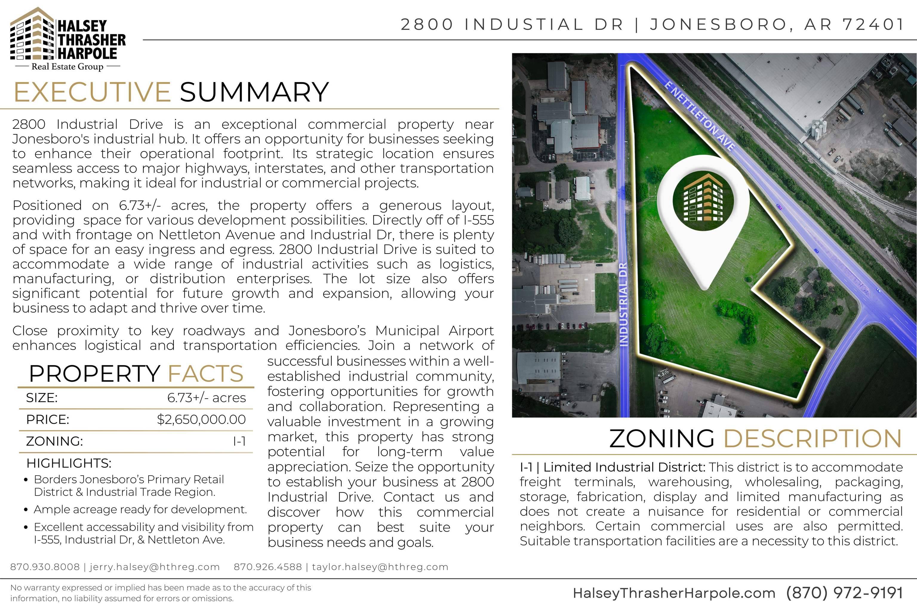 Jonesboro, AR 72401,2800 Industrial Dr Drive