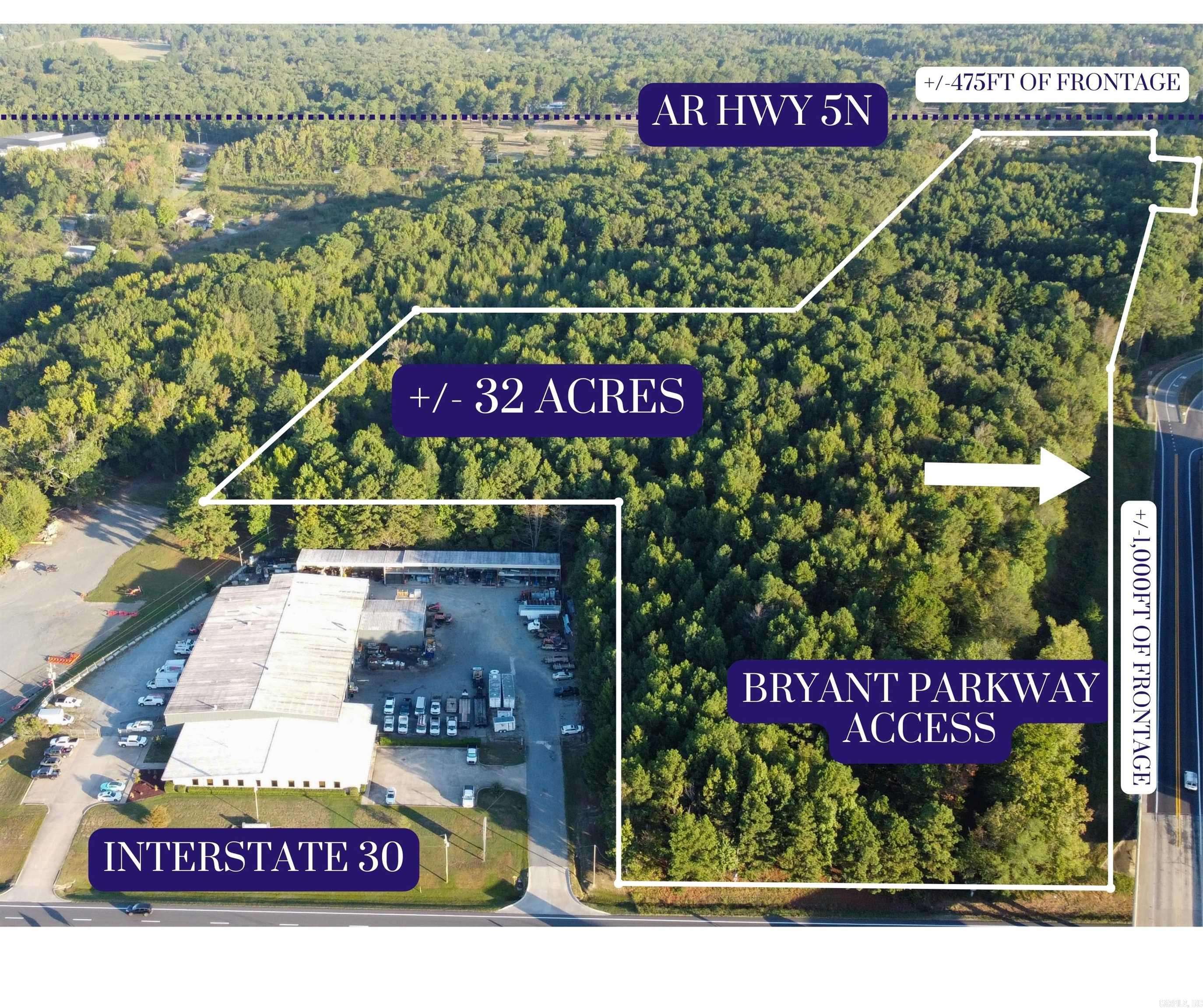Bryant, AR 72022,32-acres Bryant Parkway, I 30 and Hwy 5
