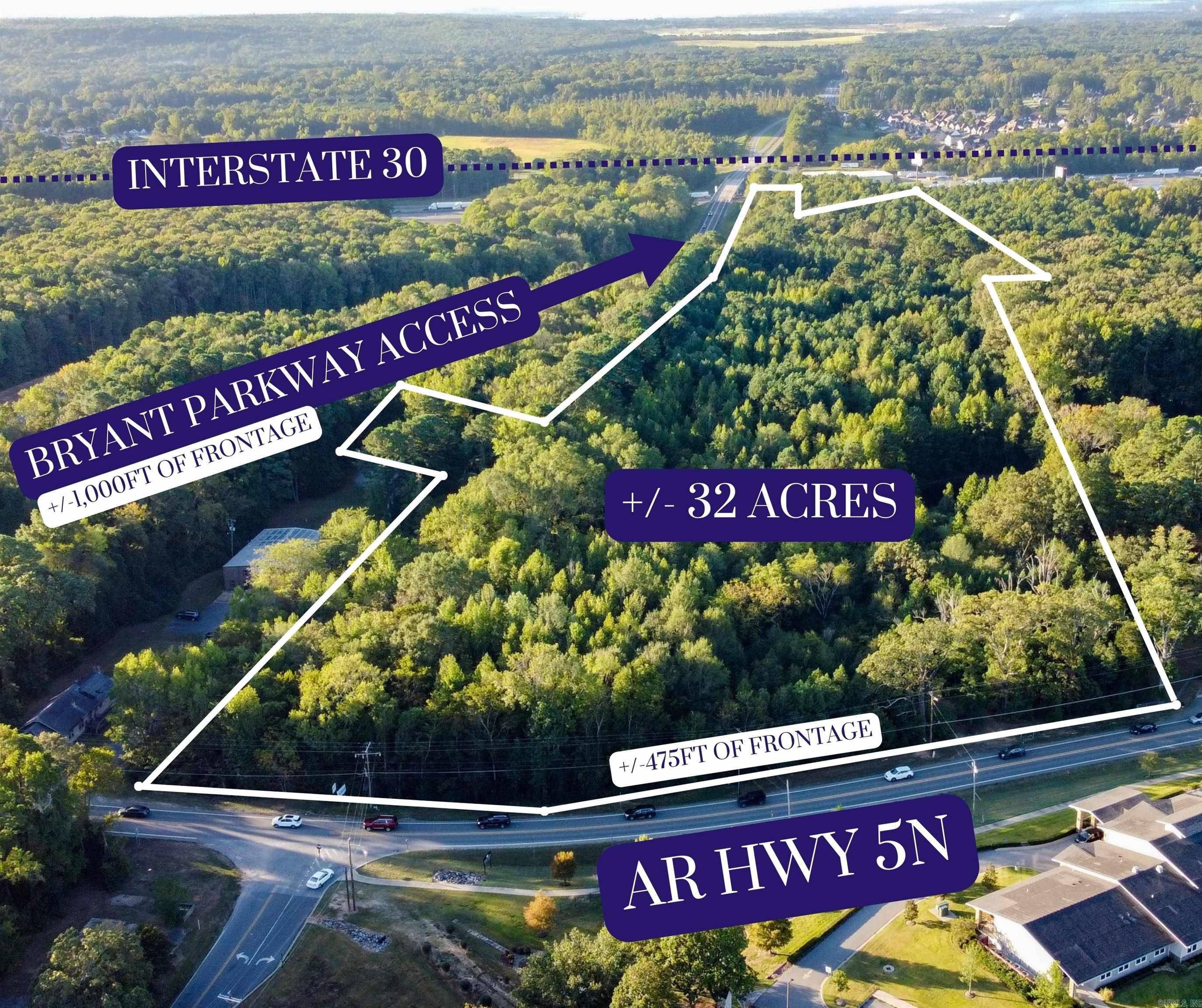 Bryant, AR 72022,32-acres Bryant Parkway, I 30 and Hwy 5