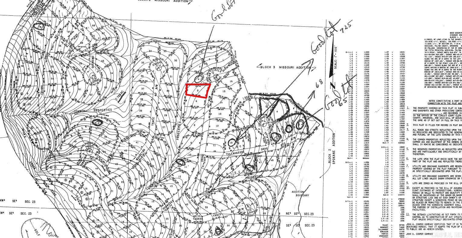 Cherokee Village, AR 72529,Lot 5 Quanusee Drive
