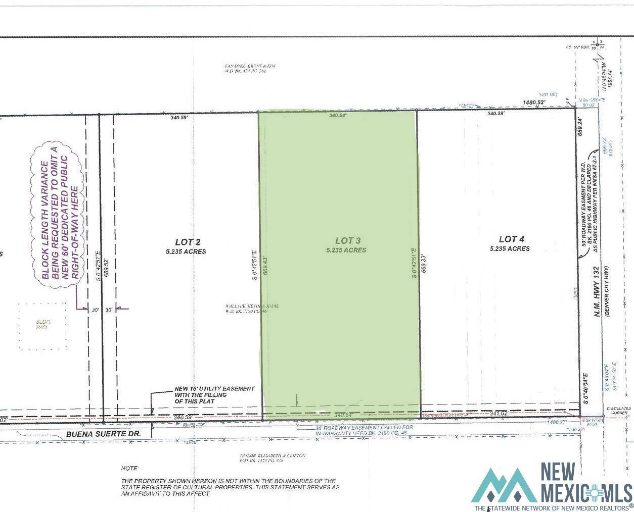 Hobbs, NM 88242,Lot 3 Buena Suerte Drive