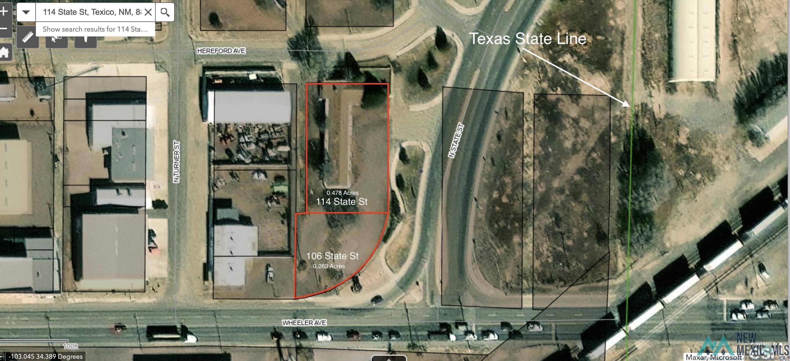 Texico, NM 88135,106 & 114 State Street