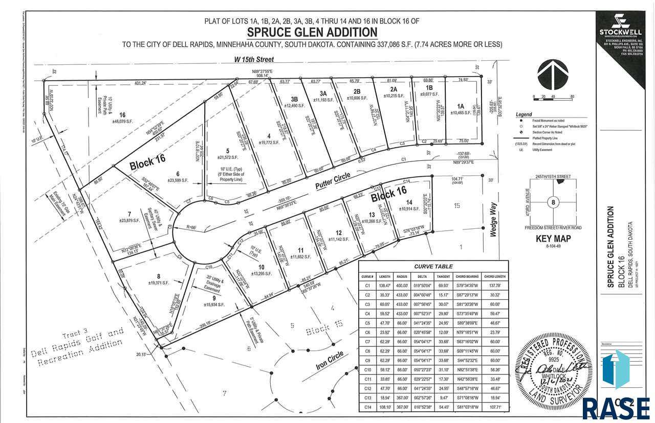 Dell Rapids, SD 57022,Putter Cir (Lots 1A & 1B Blk 16)