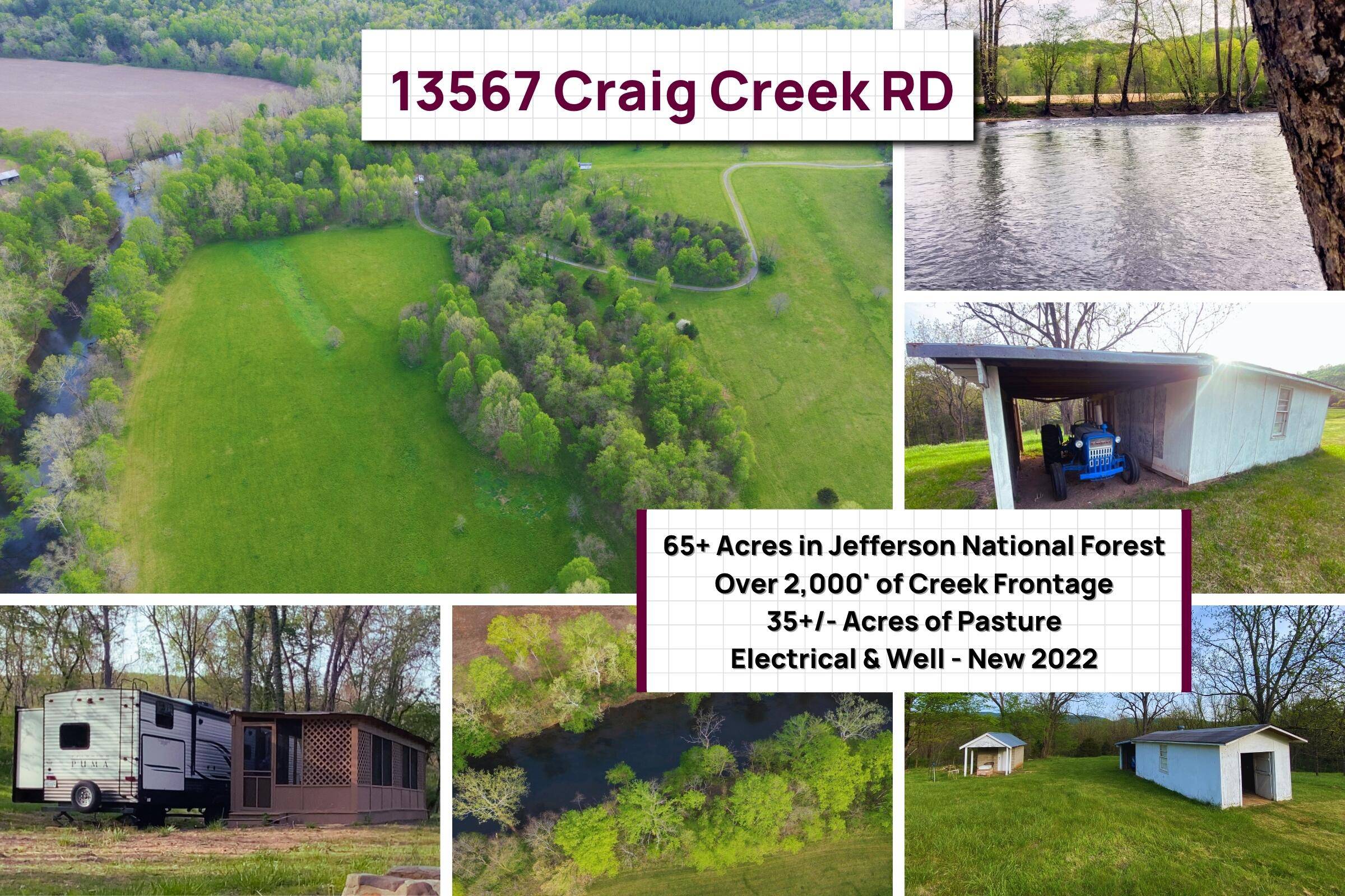 Eagle Rock, VA 24085,13567 Craig Creek RD