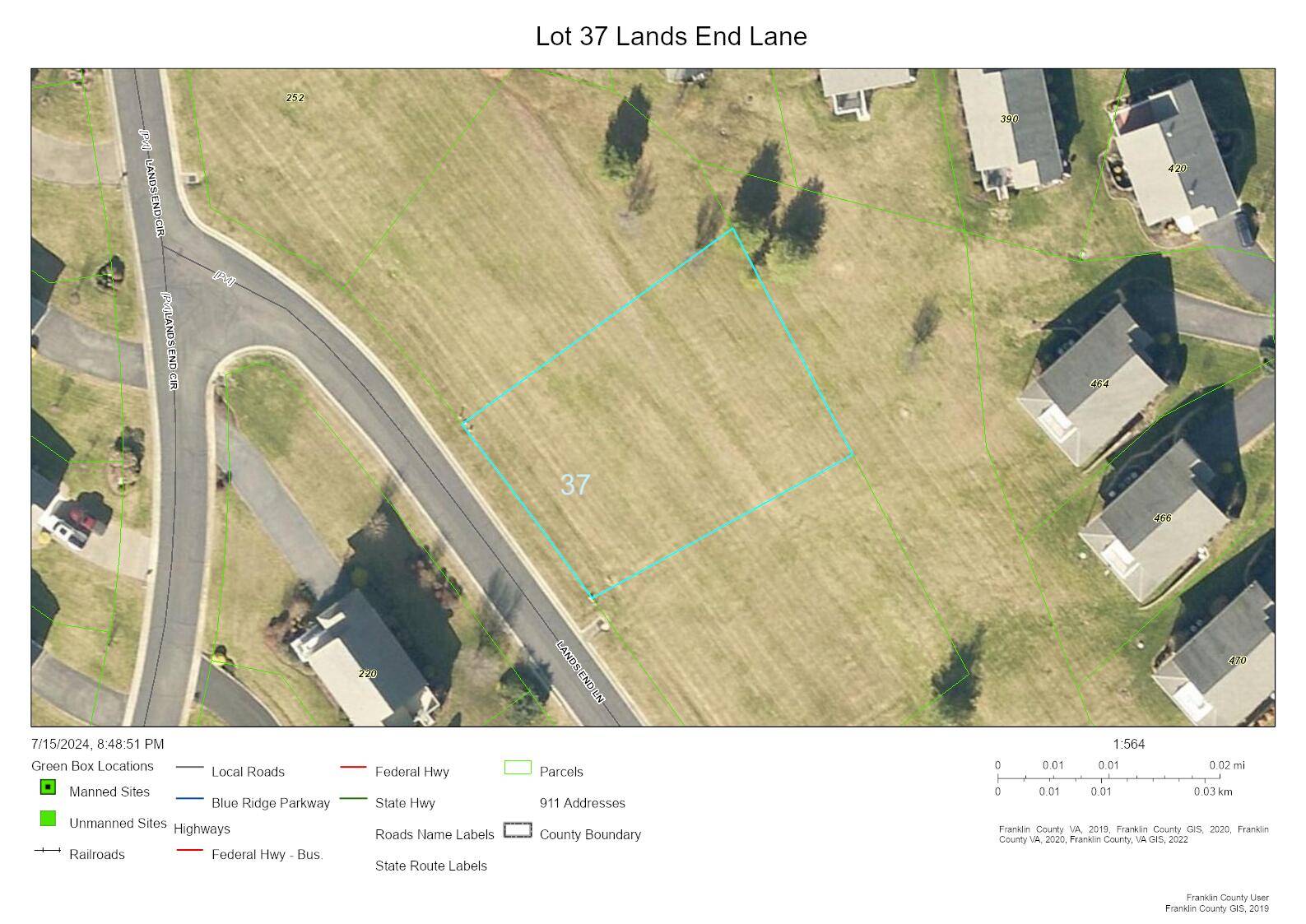 Union Hall, VA 24176,Lot 37 Lands End LN