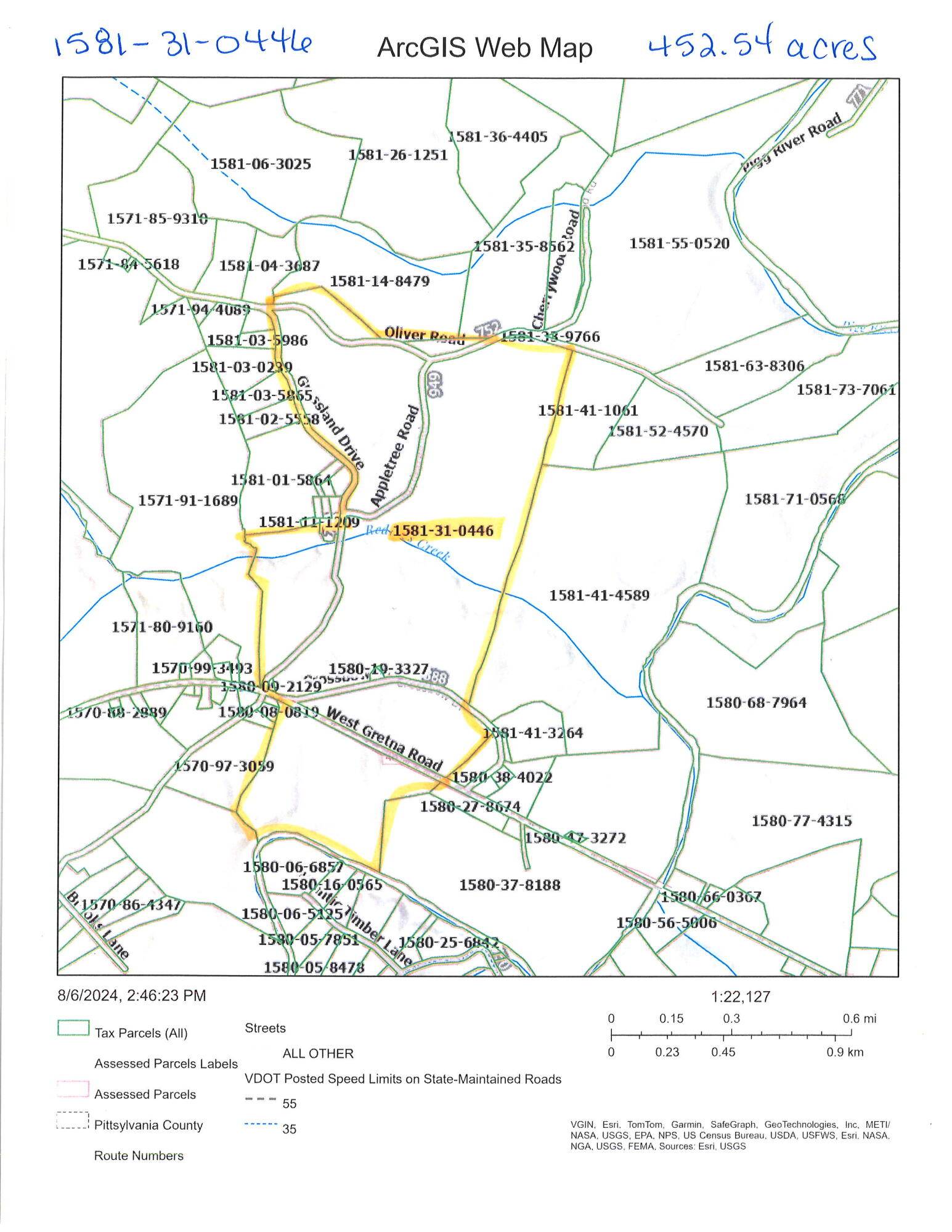 Sandy Level, VA 24161,0 Grassland DR