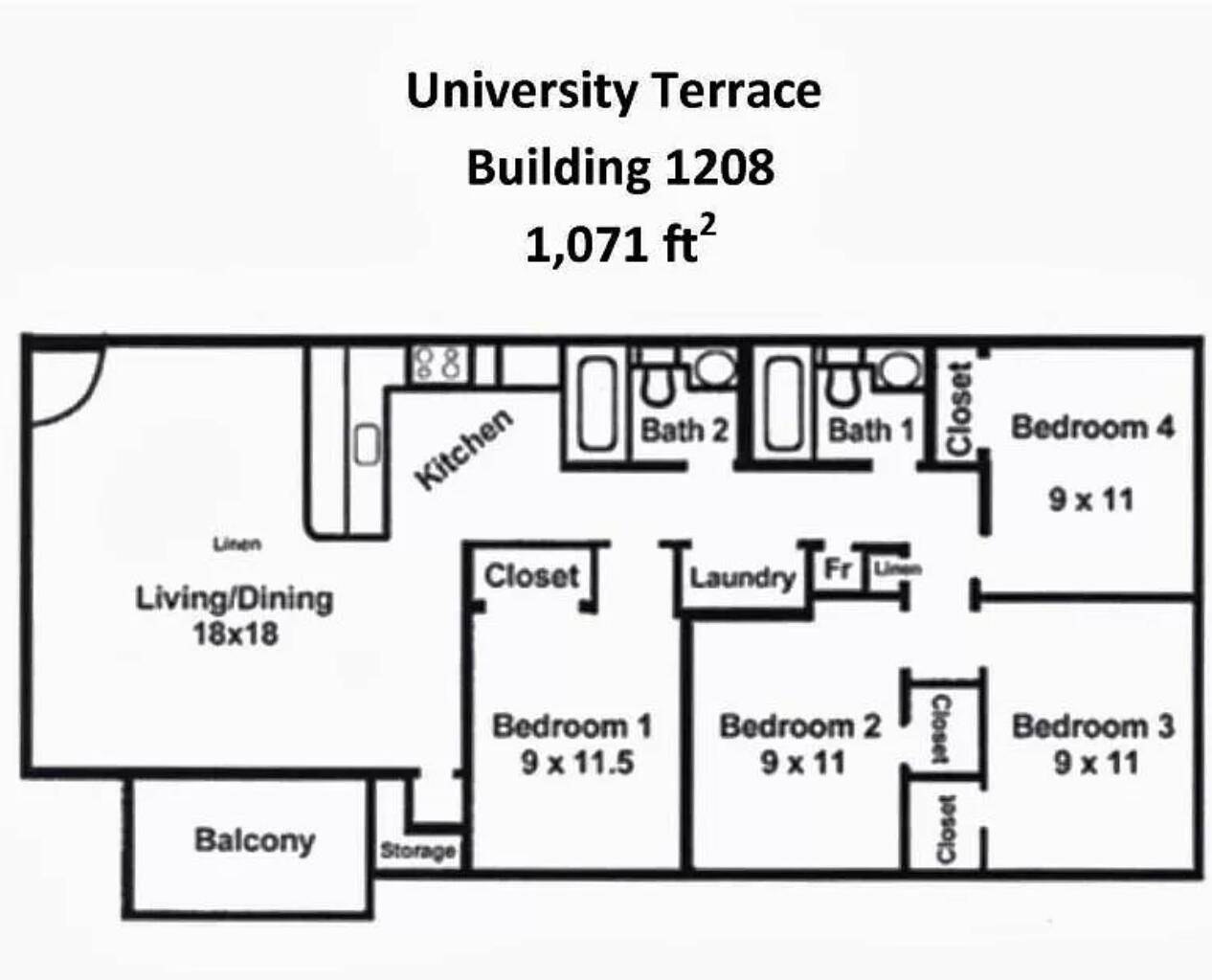 Blacksburg, VA 24060,1208 University TER Unit A