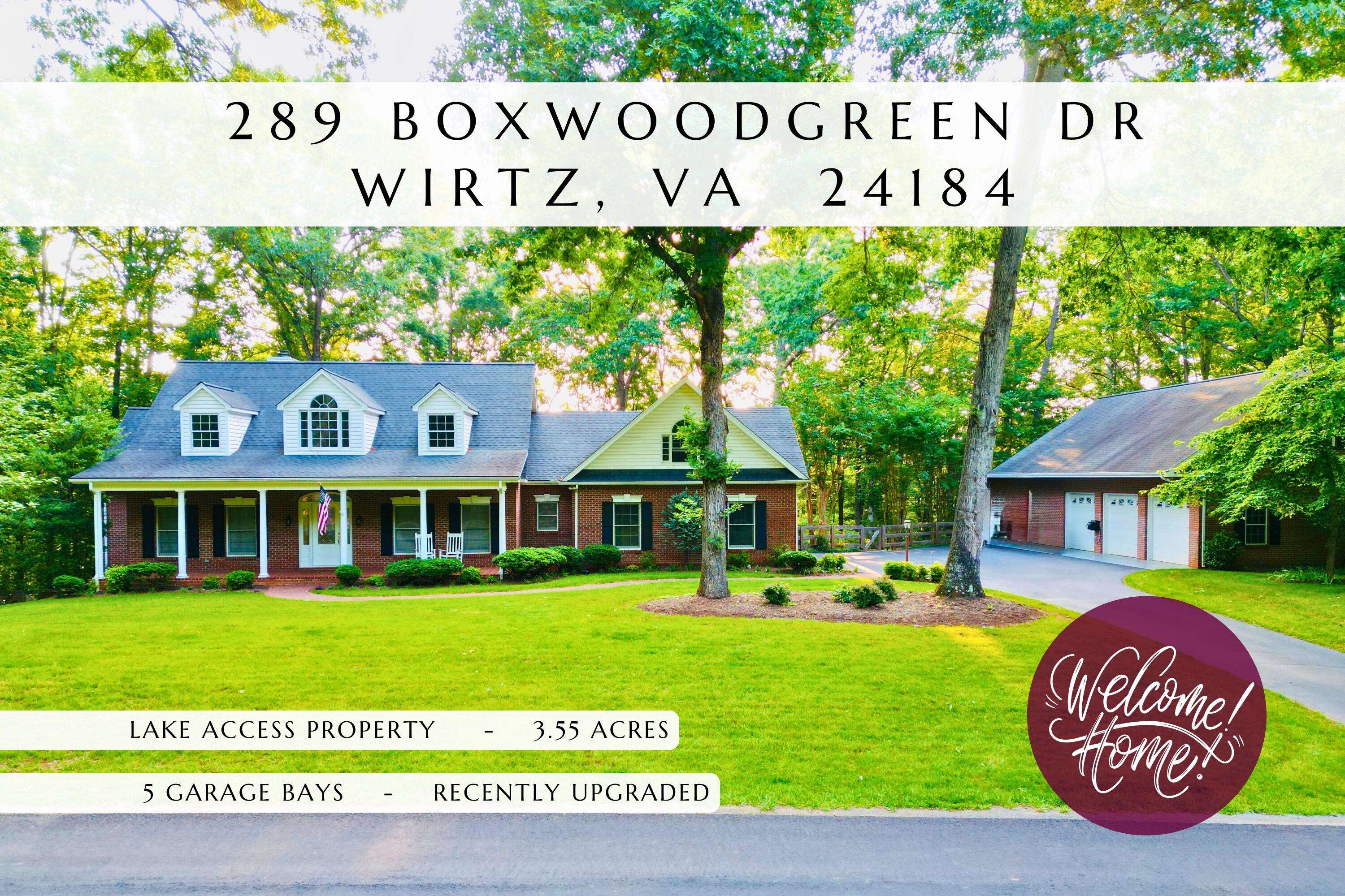 Wirtz, VA 24184,289 Boxwoodgreen DR