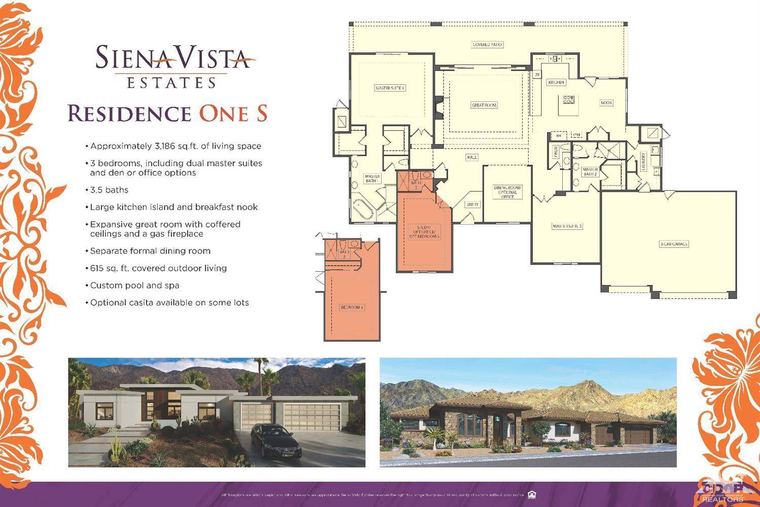 Rancho Mirage, CA 92270,0 Siena Vista CT