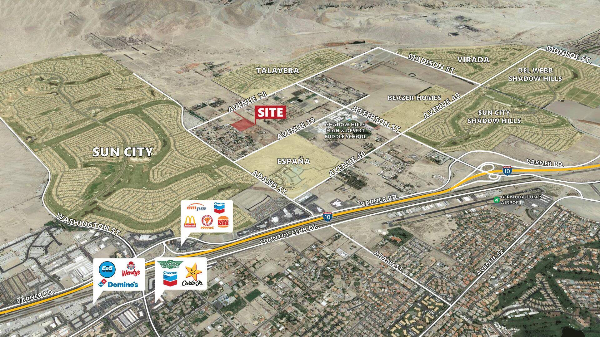 Indio, CA 92203,0 Ave 38 & Adams St