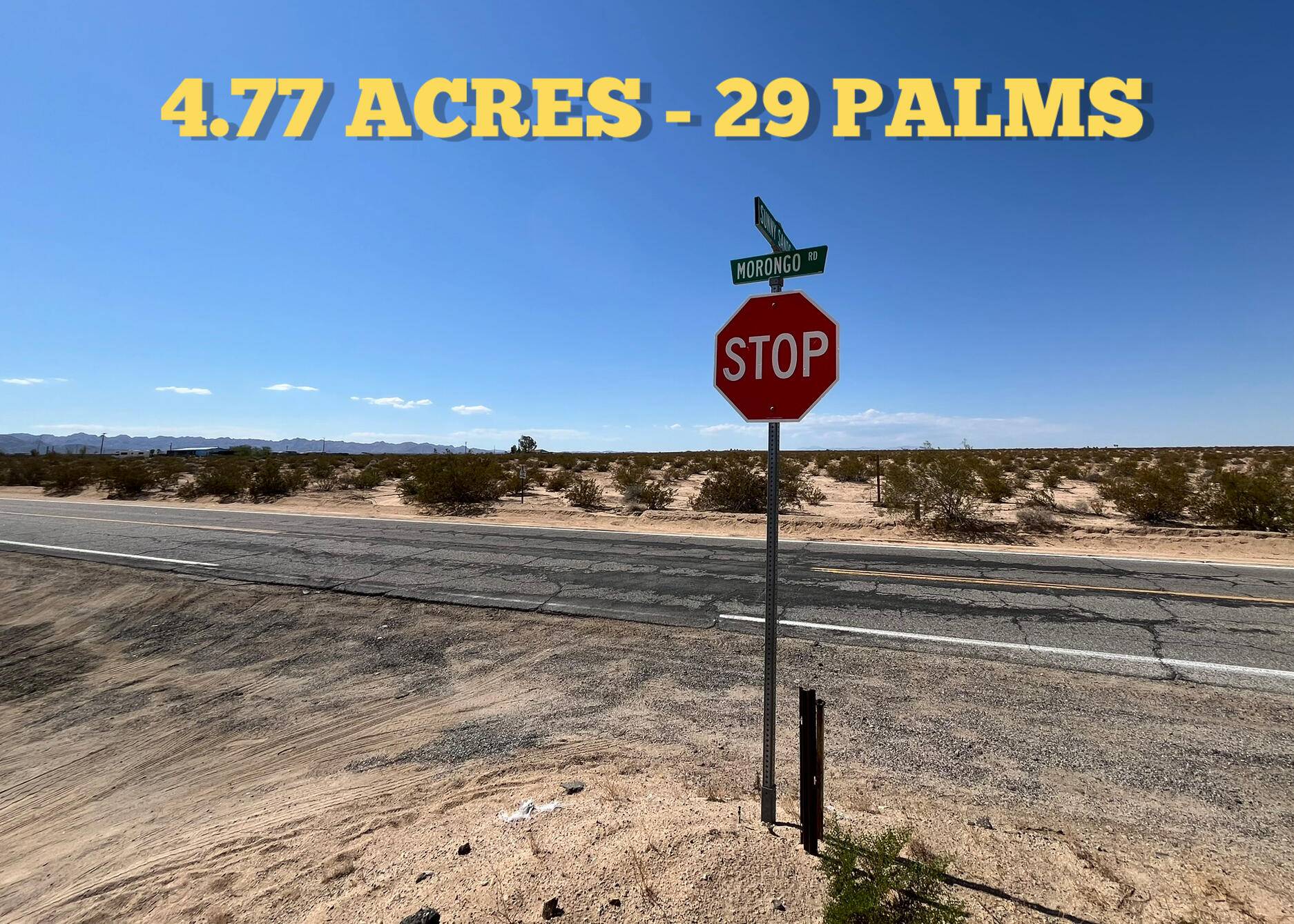 29 Palms, CA 92277,0 Morongo RD