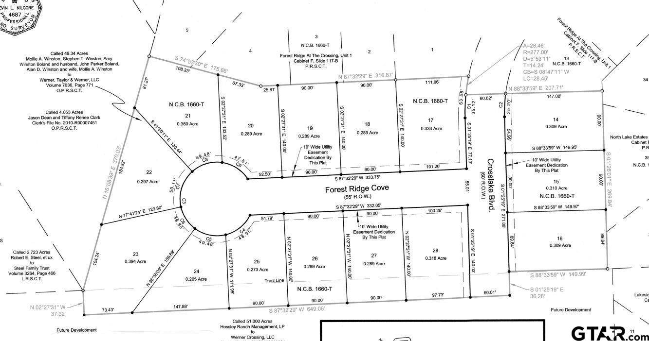 Tyler, TX 75703,3125 Forest Ridge Cove Lot 21