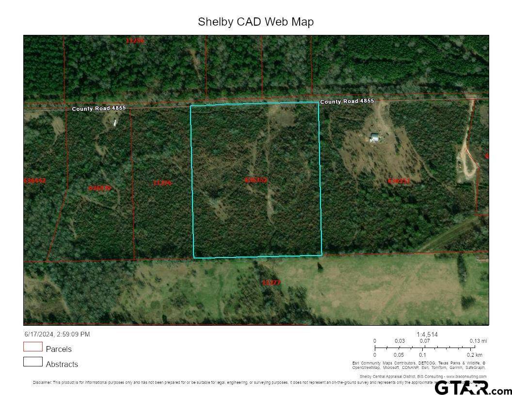 Timpson, TX 75975,TBD 22 +/- ac CR 4855