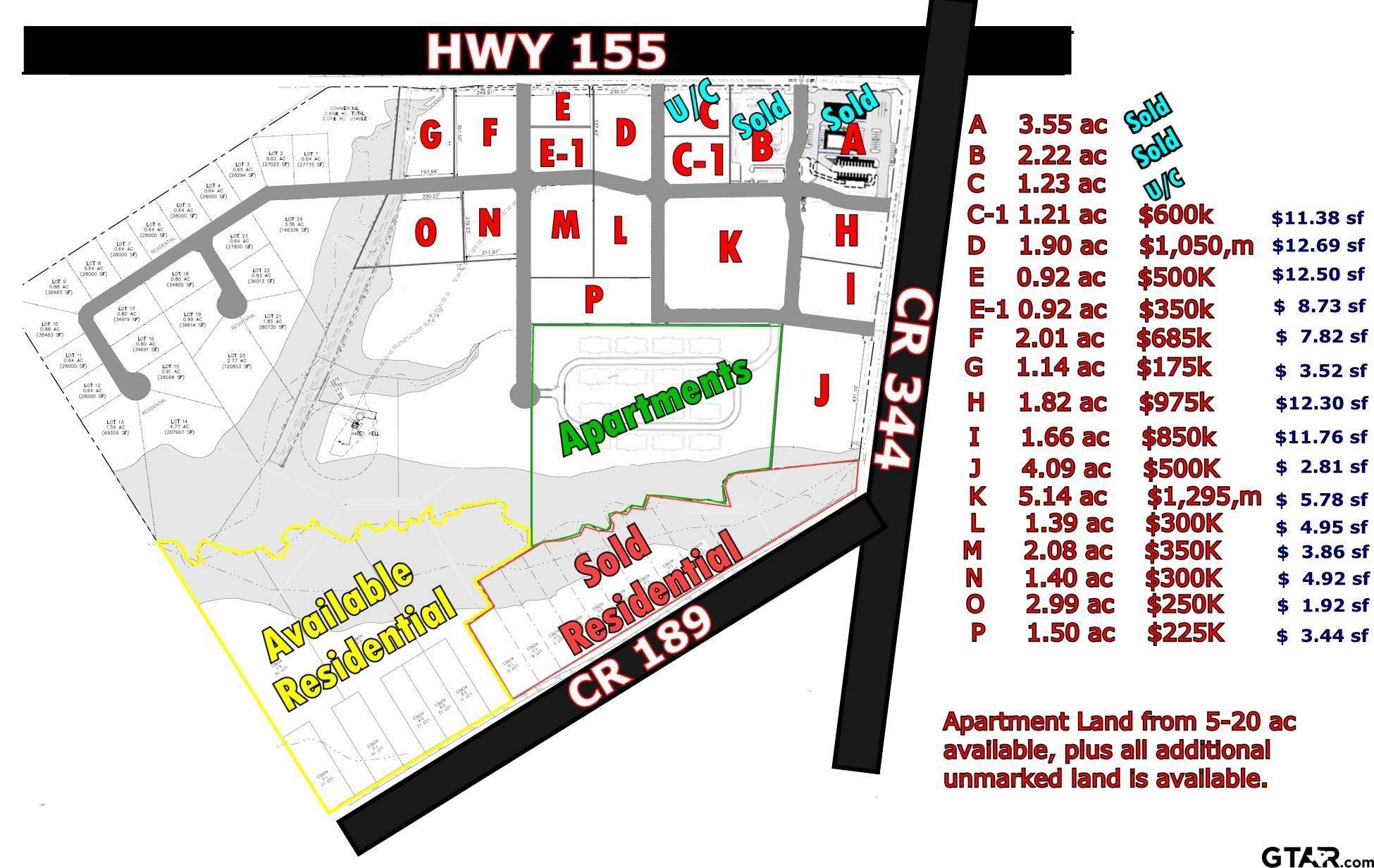 Flint, TX 75762,20175 S HWY 155 LOT L