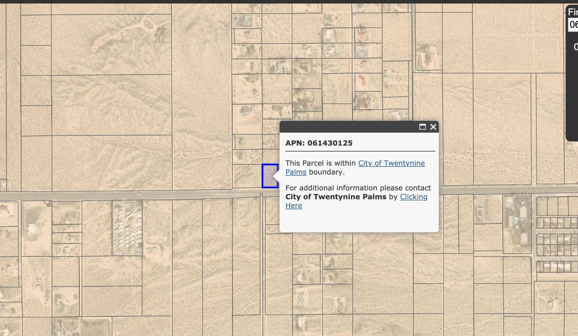 Twenty-nine Palms, CA 92277,1 Acre On Hwy 62 Near El Camino RD