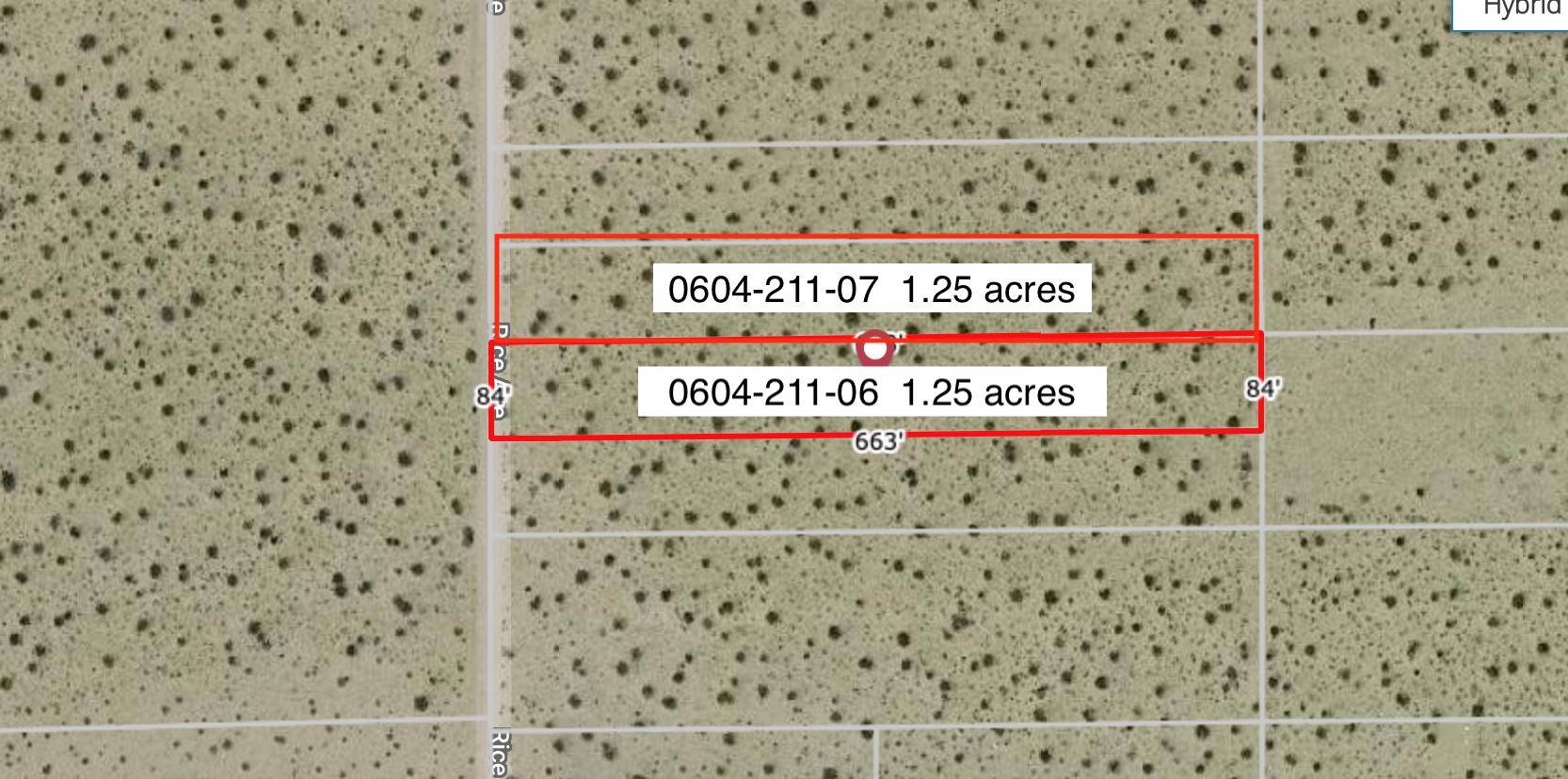 Joshua Tree, CA 92252,0 Acres On Rice AVE